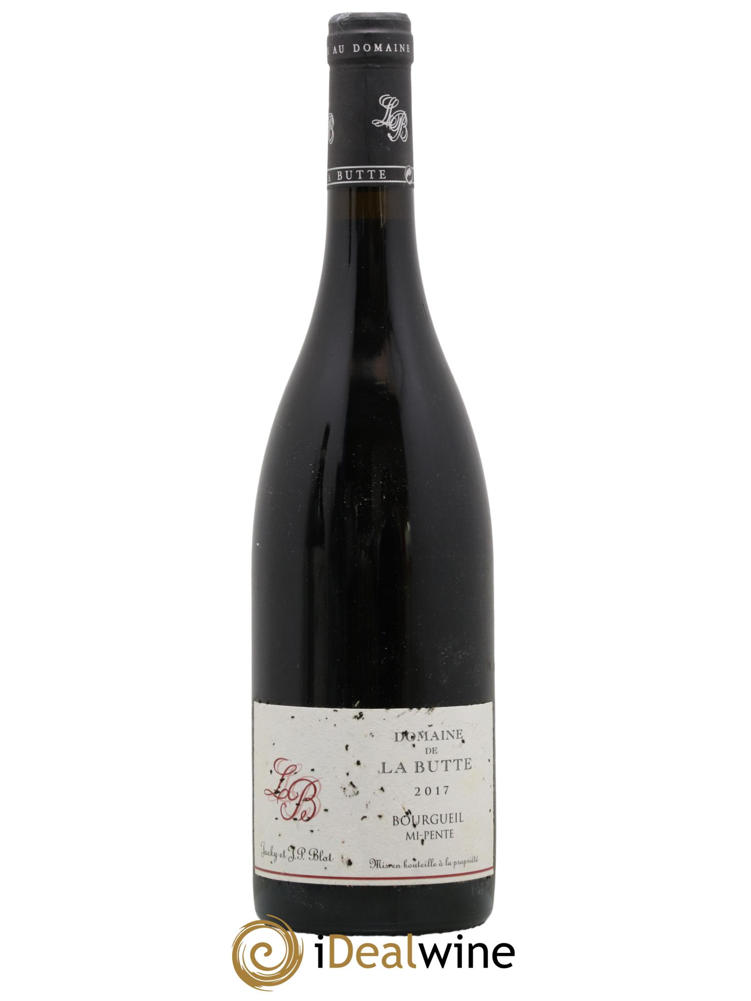 Bourgueil Mi-Pente Domaine de La Butte - Jacky Blot 2017 - Lot de 1 bouteille - 0