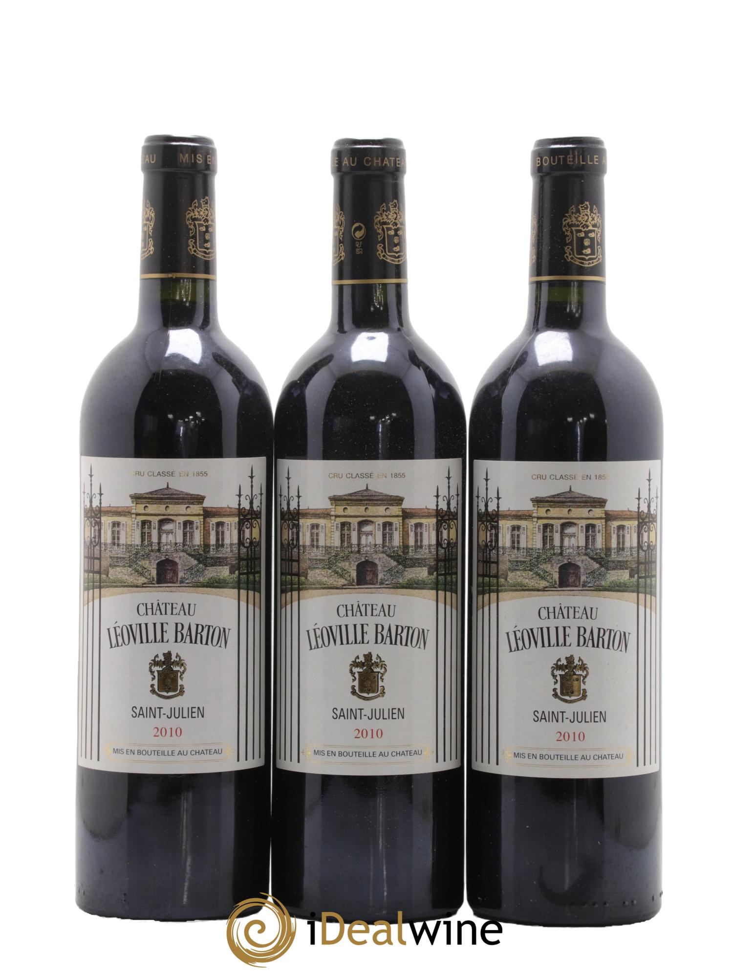Château Léoville Barton 2ème Grand Cru Classé 2010 - Lot de 6 bouteilles - 2