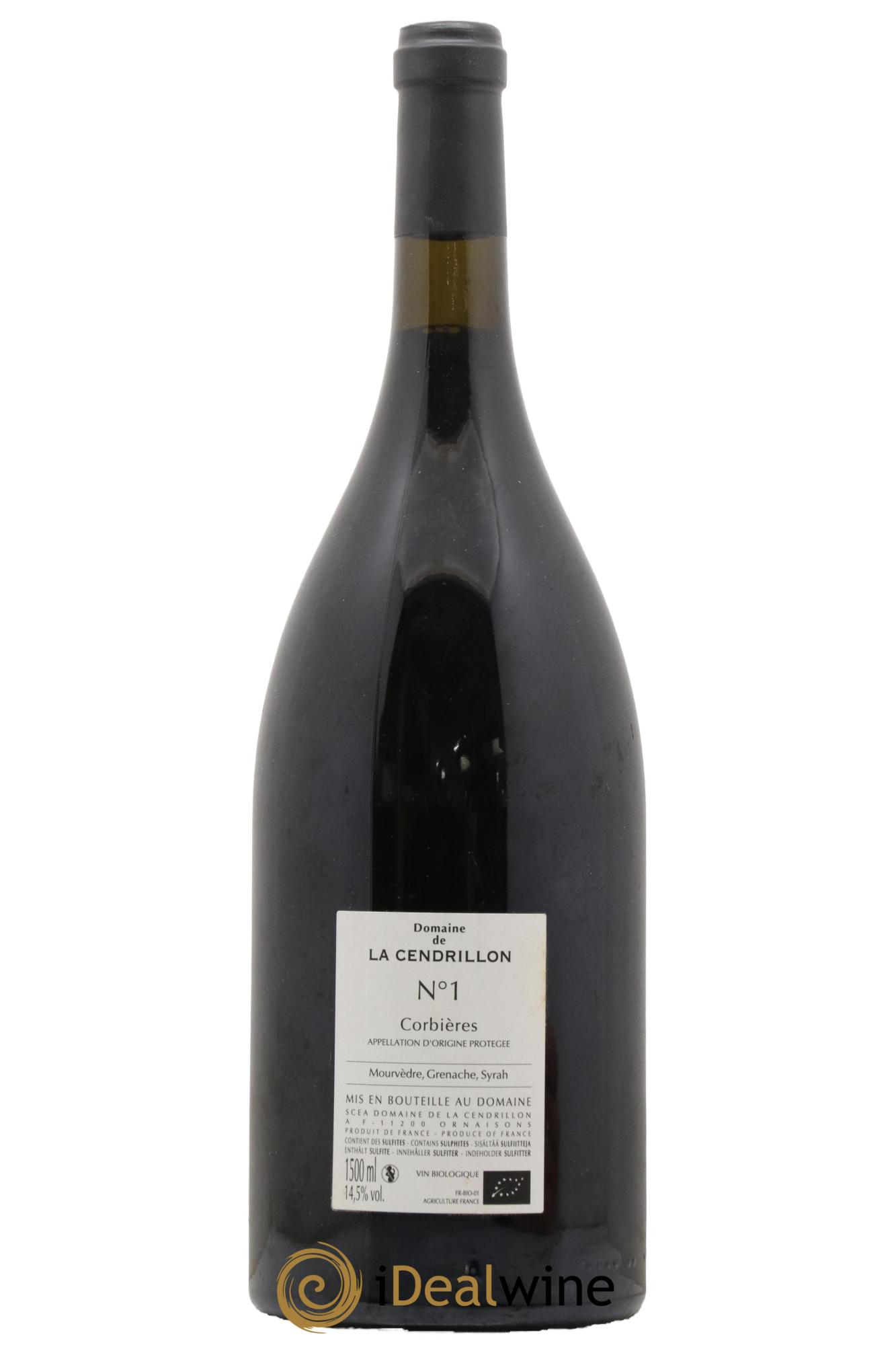 Corbières Cuvée Numero 1 Domaine De La Cendrillon 2015 - Lot de 1 magnum - 1