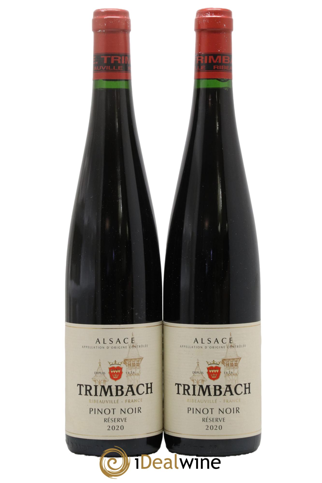 Alsace Pinot Noir Réserve Trimbach (Domaine) 2020 - Lot of 2 bottles - 0