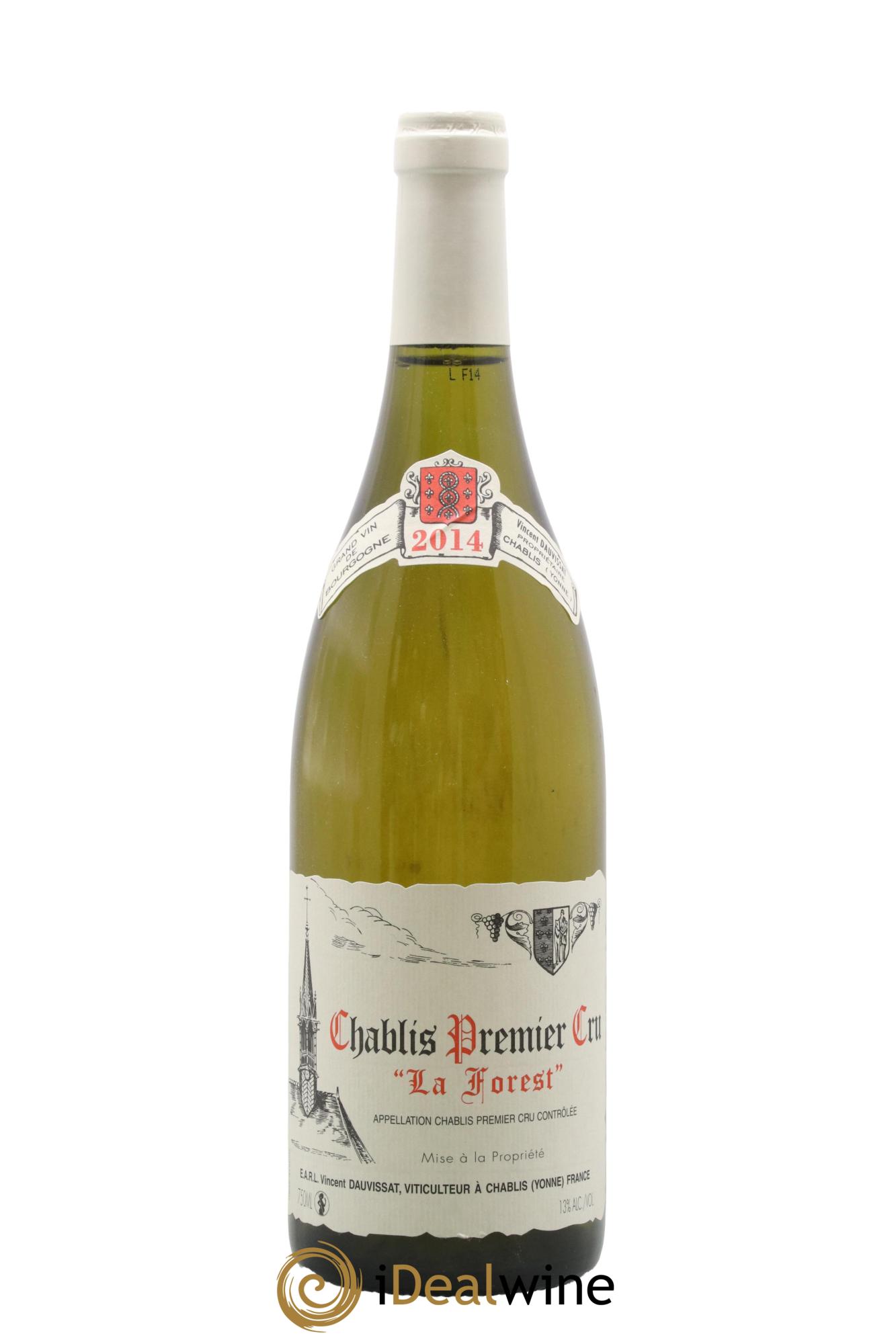 Chablis 1er Cru La Forest Vincent Dauvissat (Domaine) 2014 - Posten von 1 Flasche - 0