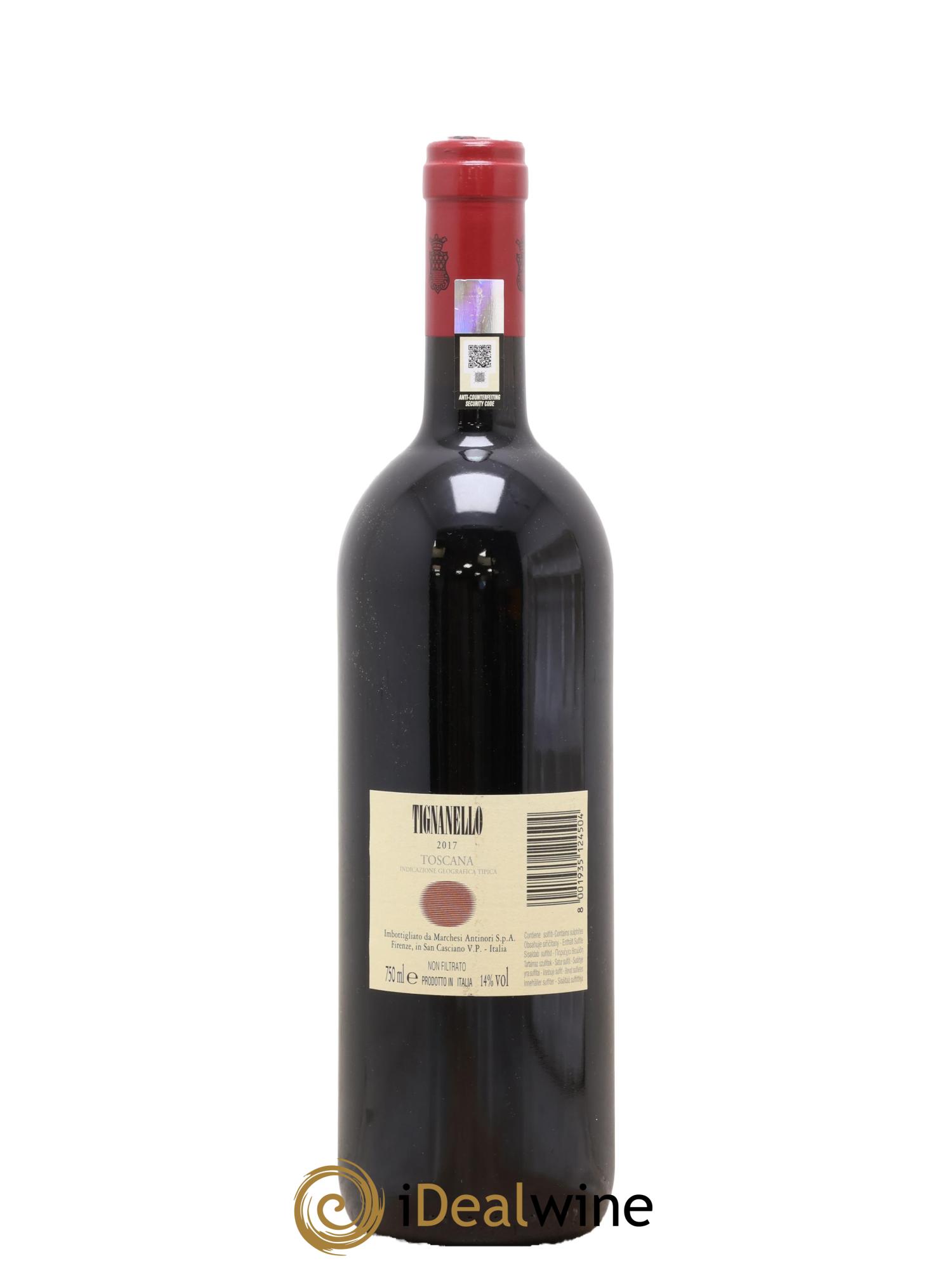 Toscana IGT Tignanello Tenuta Tignanello - Marchesi Antinori 2017 - Lot of 1 bottle - 1