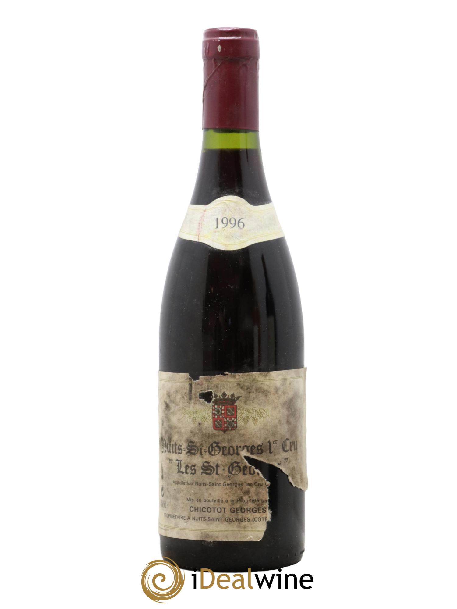 Nuits-Saint-Georges 1er Cru Les Saint-Georges Chicotot 1996 - Lot de 1 bouteille - 0