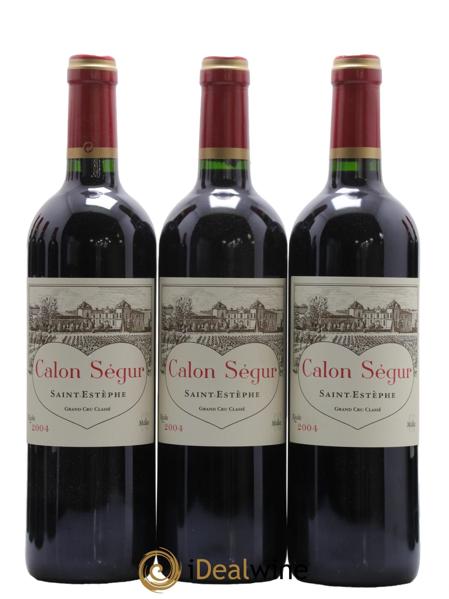 Château Calon Ségur 3ème Grand Cru Classé  2004 - Lot of 12 bottles - 2