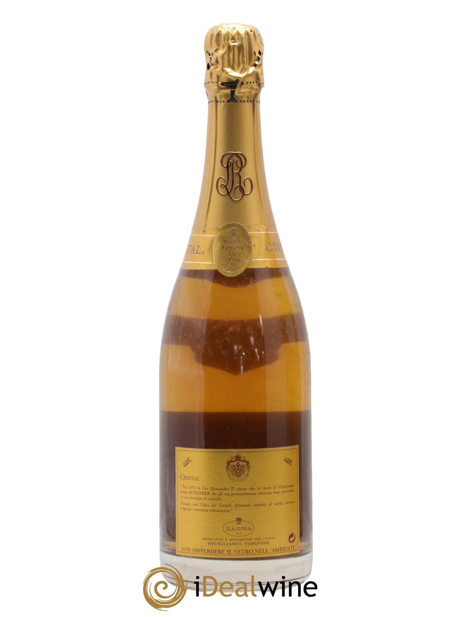 Cristal Louis Roederer 1995 - Lot of 1 bottle - 2