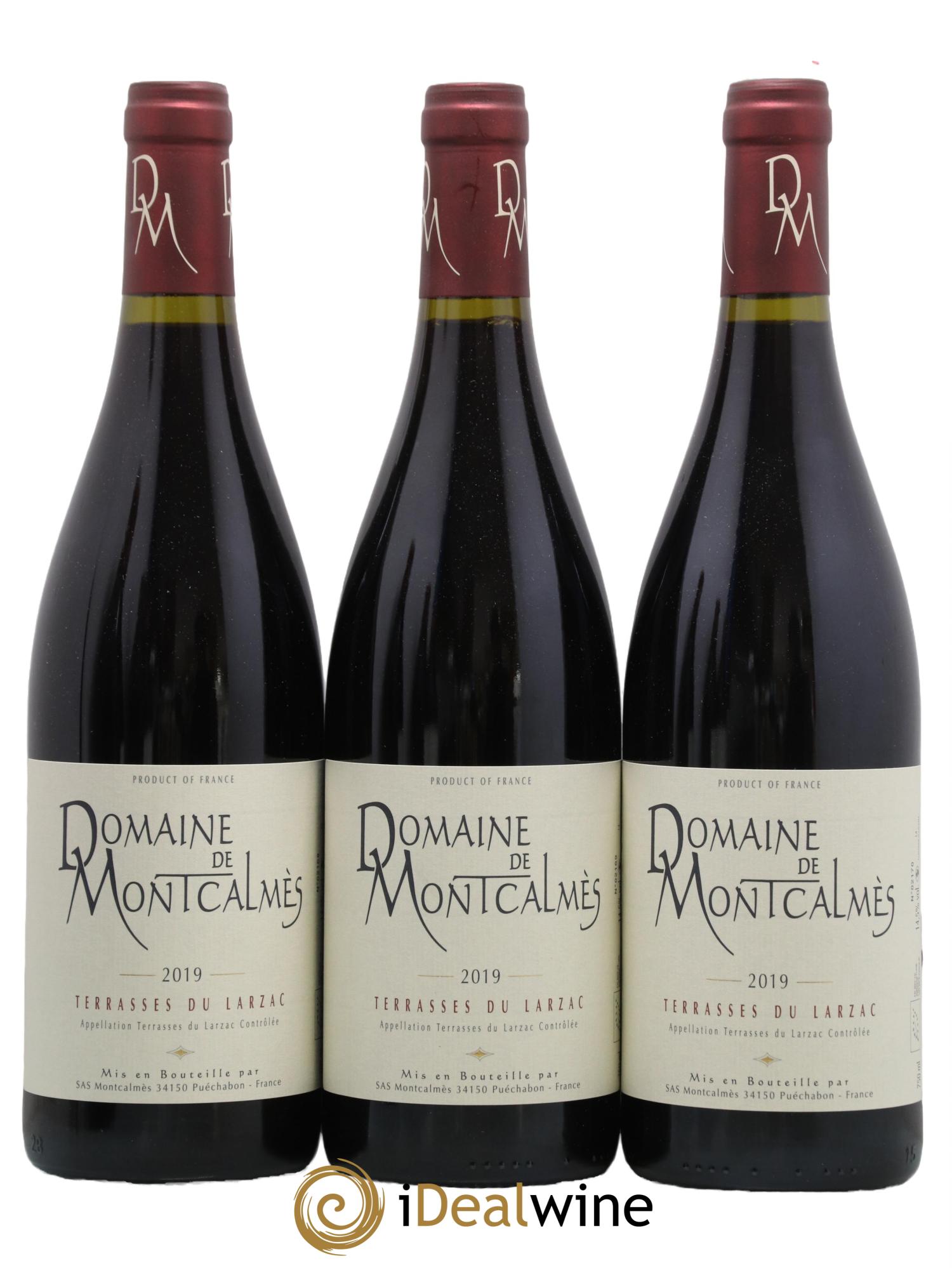 Terrasses du Larzac Domaine de Montcalmès Frédéric Pourtalié 2019 - Lot de 6 bouteilles - 1