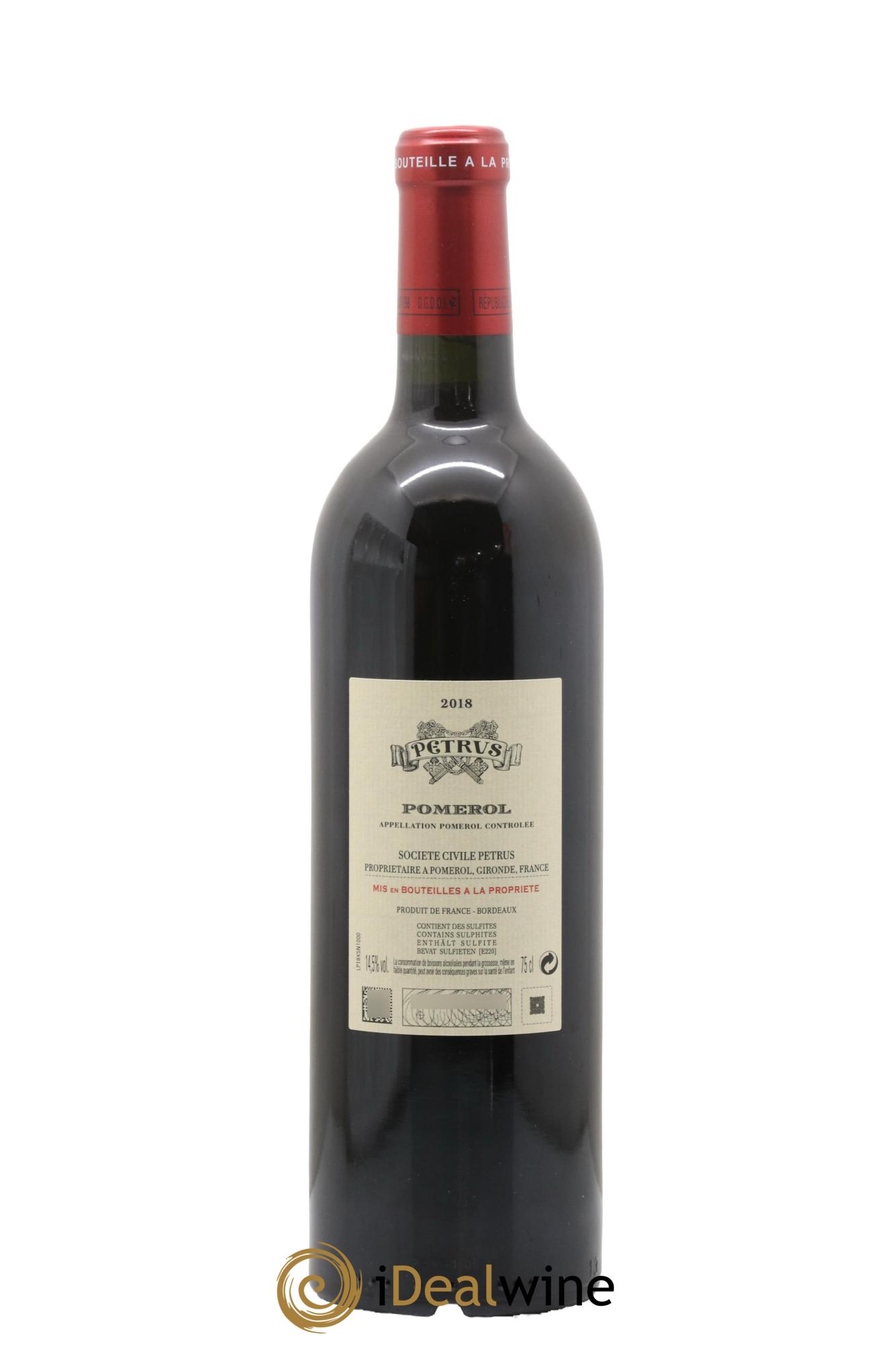 Petrus 2018 - Lot of 1 bottle - 2