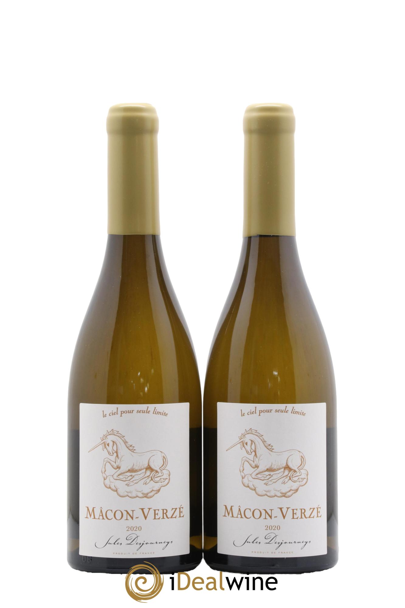 Mâcon-Verzé Jules Desjourneys 2020 - Lot de 2 bouteilles - 0