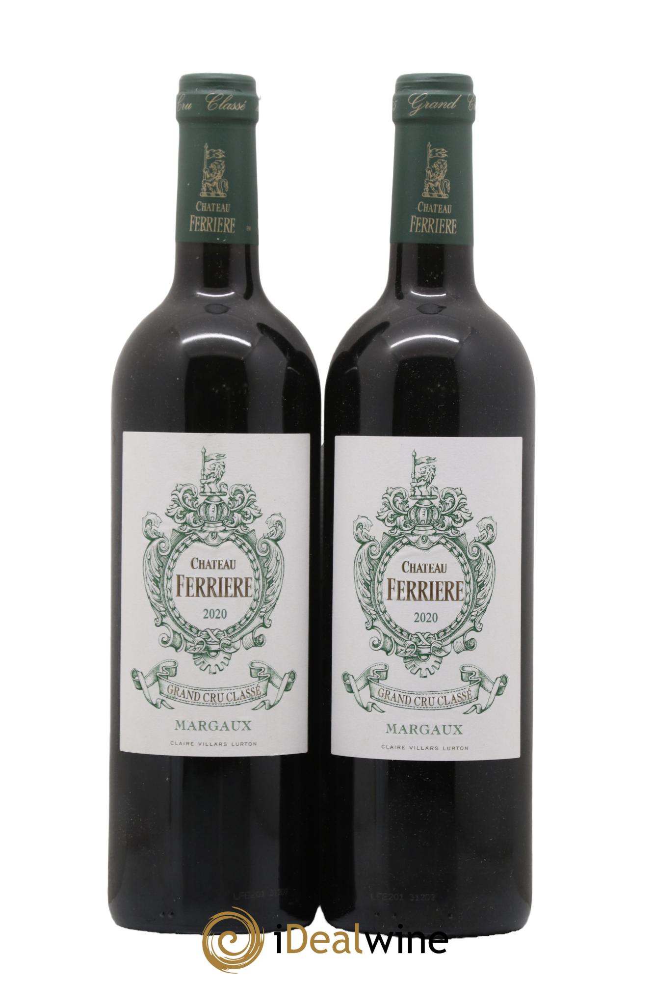 Château Ferrière 3ème Grand Cru Classé 2020 - Lotto di 2 bottiglie - 0