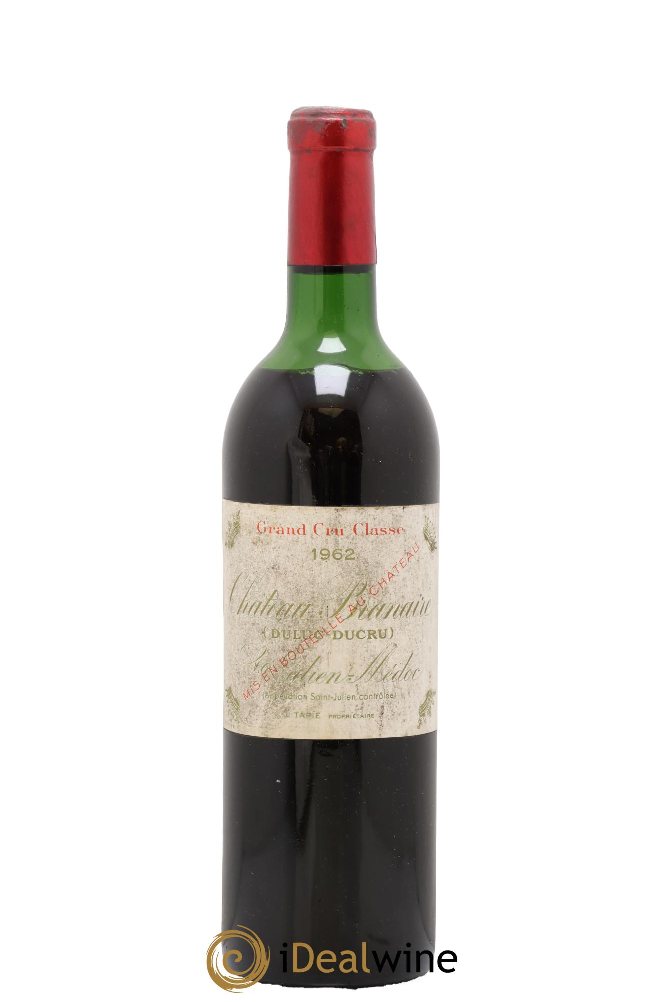 Château Branaire Ducru 4ème Grand Cru Classé 1962 - Lot de 1 bouteille - 0