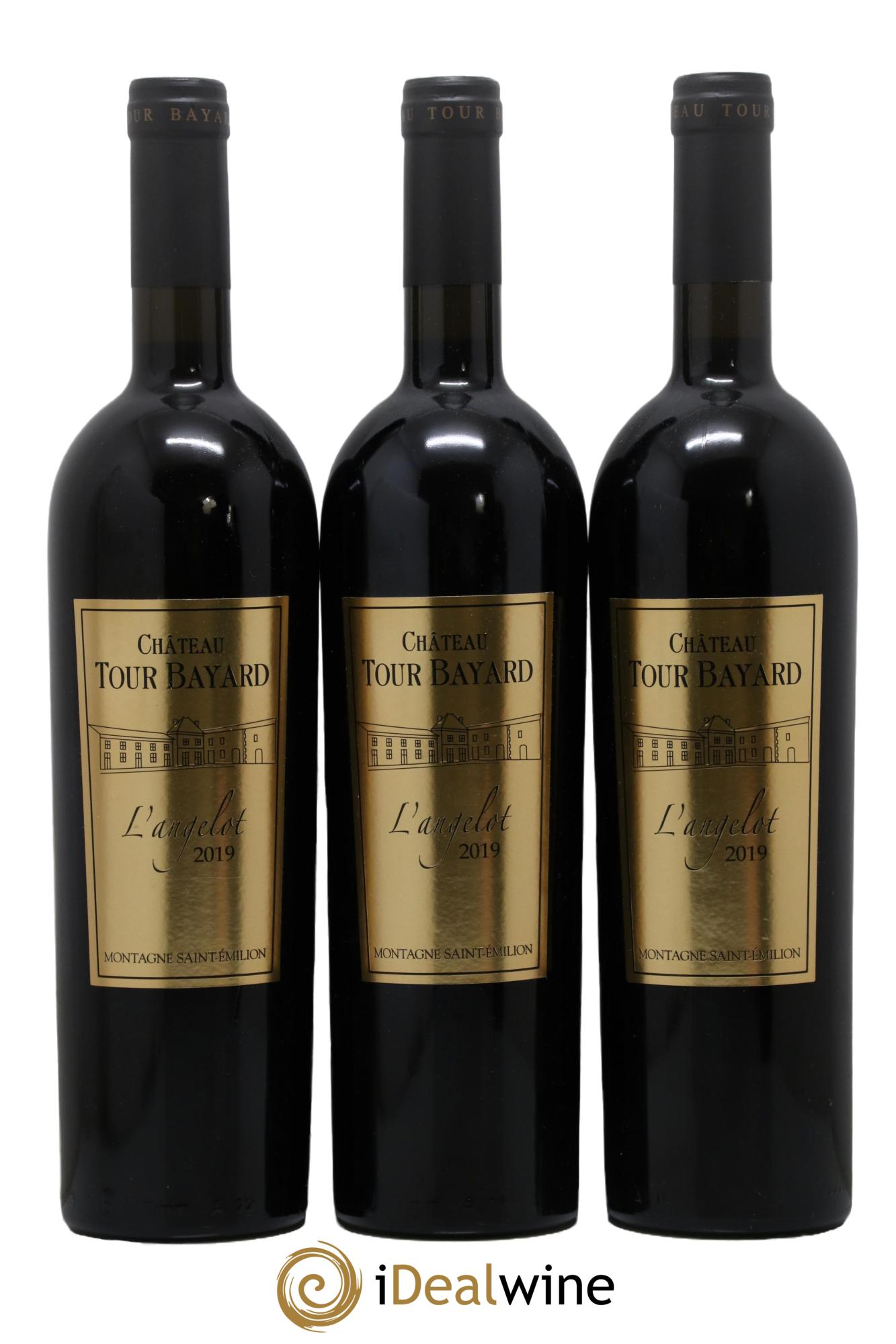 Montagne Saint-Émilion Tour Bayard L'Angelot 2019 - Lot of 3 bottles - 0