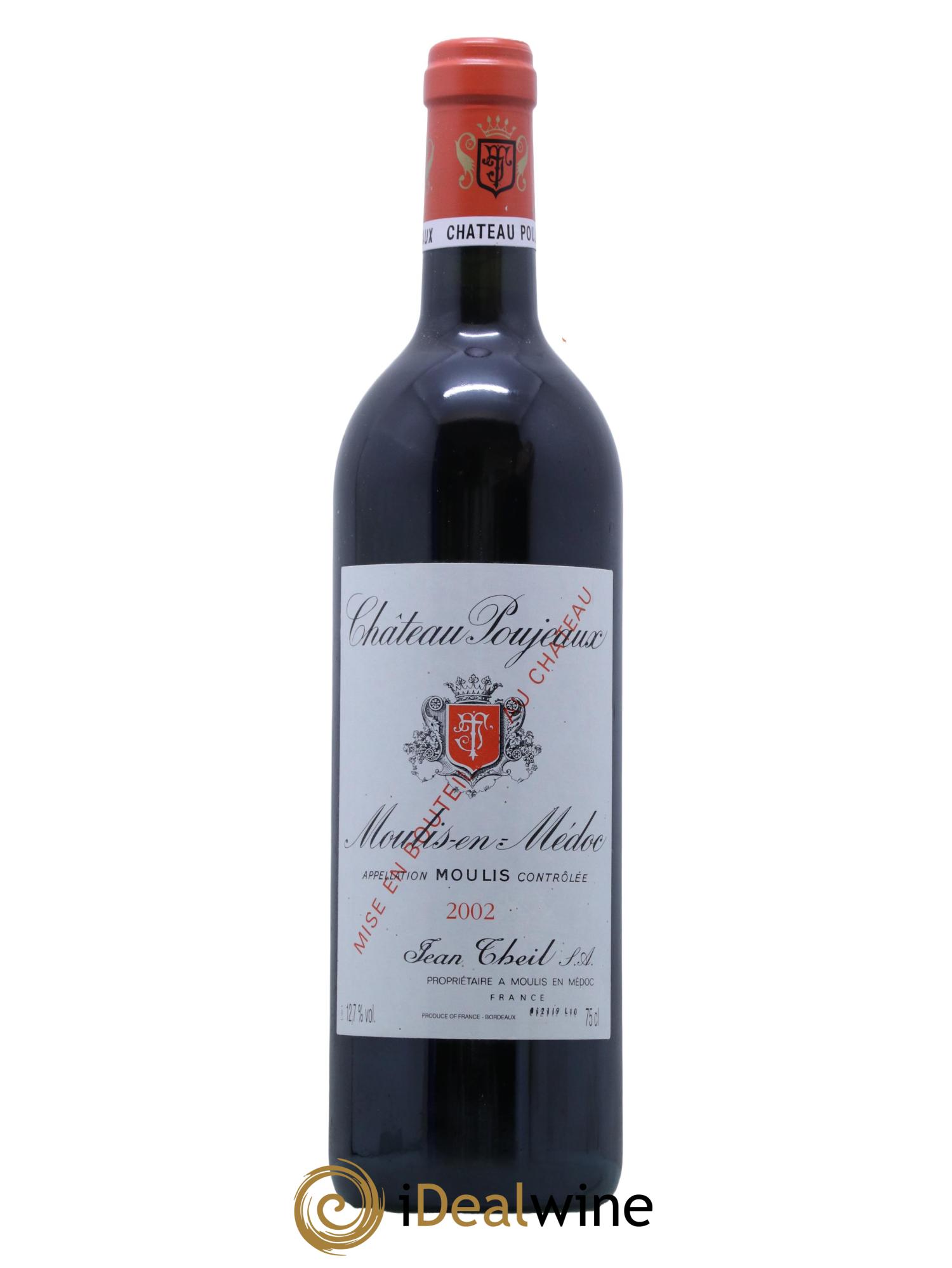 Château Poujeaux 2002 - Lot de 1 bouteille - 0