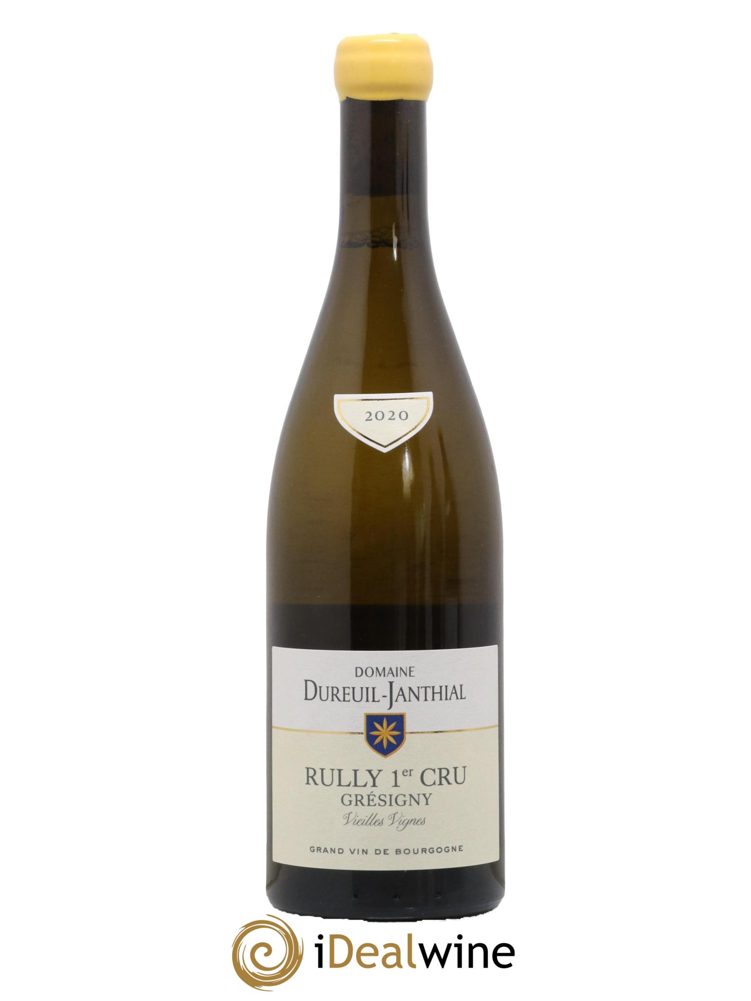 Rully 1er Cru Grésigny Vieilles Vignes Vincent Dureuil-Janthial 2020 - Lot de 1 bouteille - 0