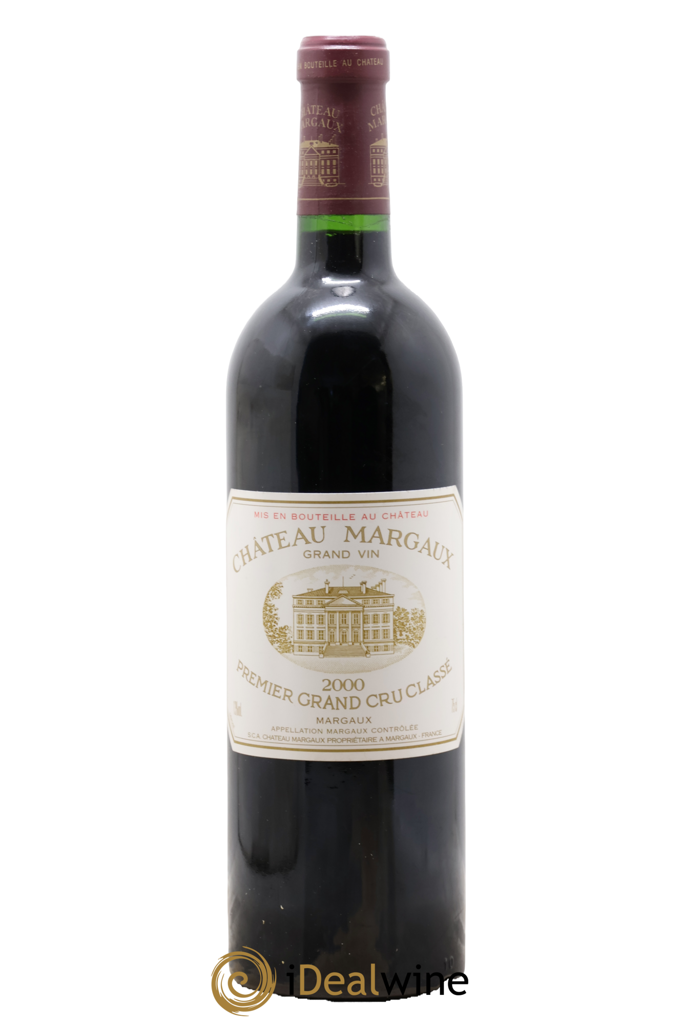Château Margaux 1er Grand Cru Classé 2000 - Lot de 1 bouteille - 0