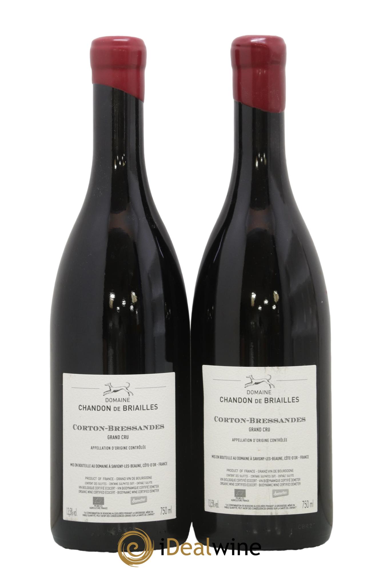 Corton Grand Cru Bressandes Chandon de Briailles 2022 - Lot de 2 bouteilles - 1