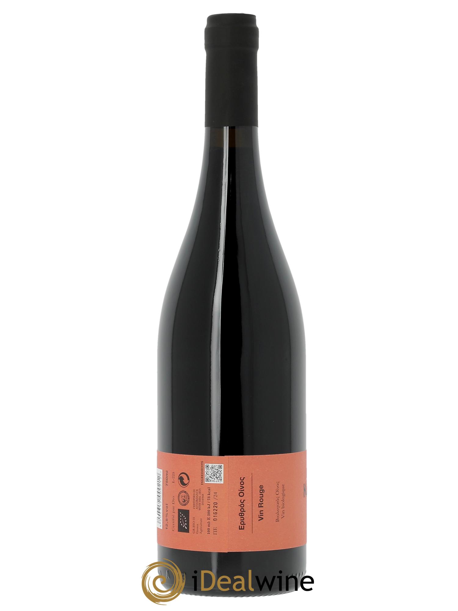 IGP Peloponèse Tetramythos Mavro Kalavrytino nature  2024 - Lot de 1 bouteille - 2