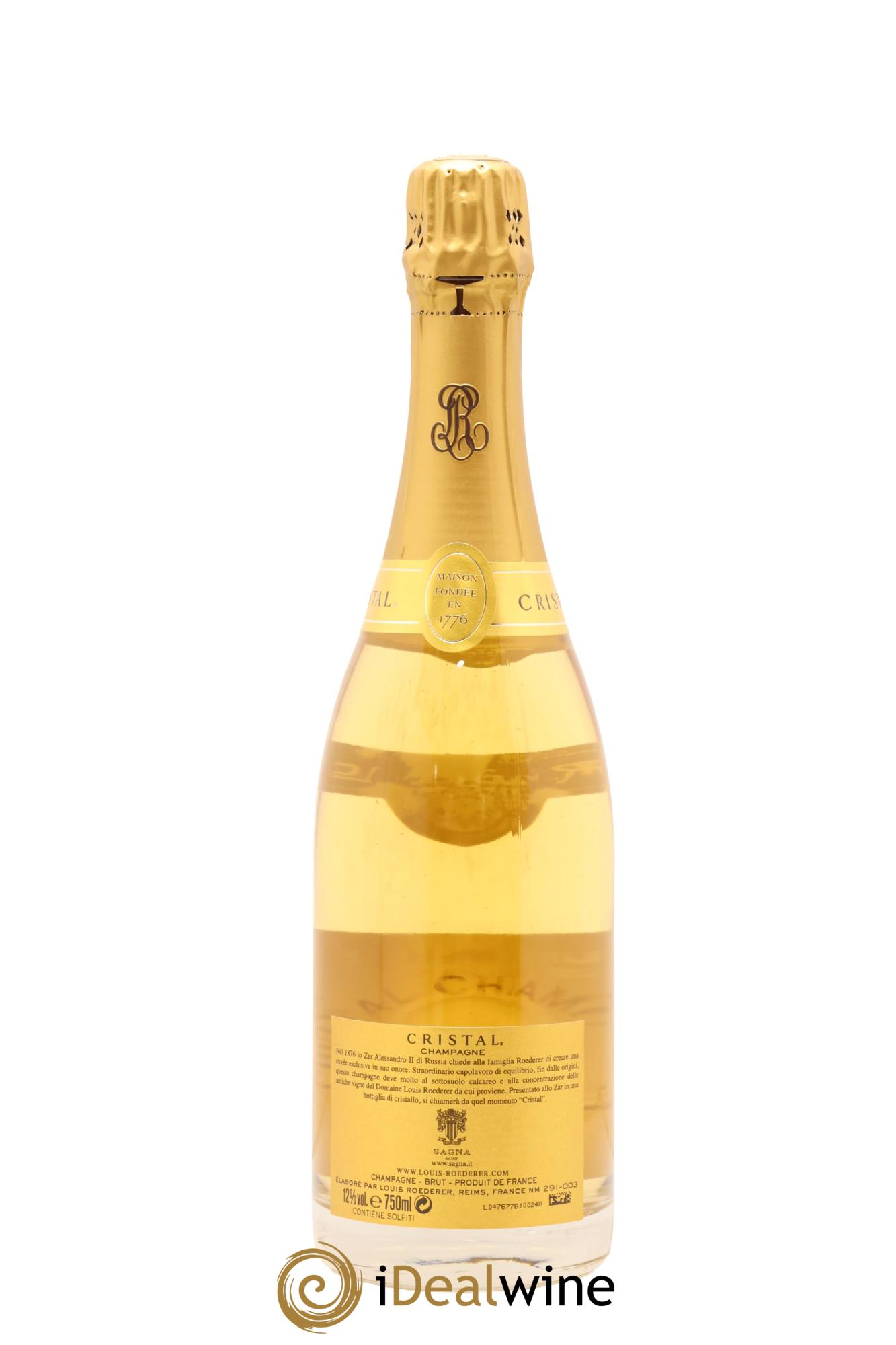 Cristal Louis Roederer 2008 - Lot de 1 bouteille - 1