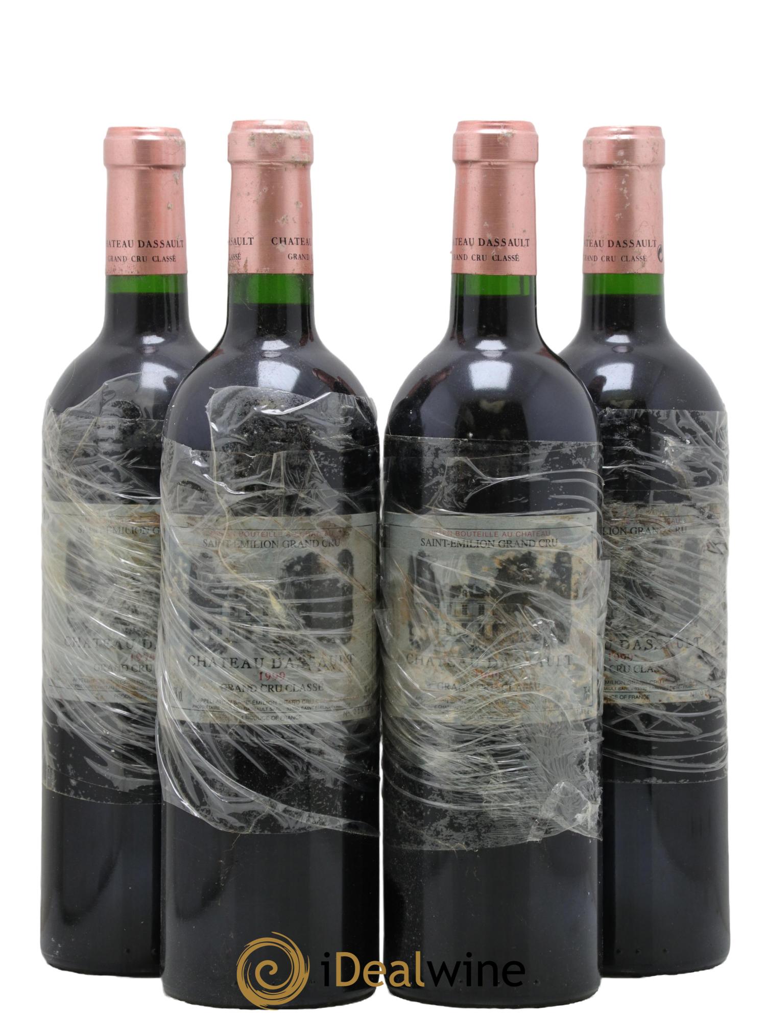 Château Dassault Grand Cru Classé 1999 - Lotto di 4 bottiglie - 0