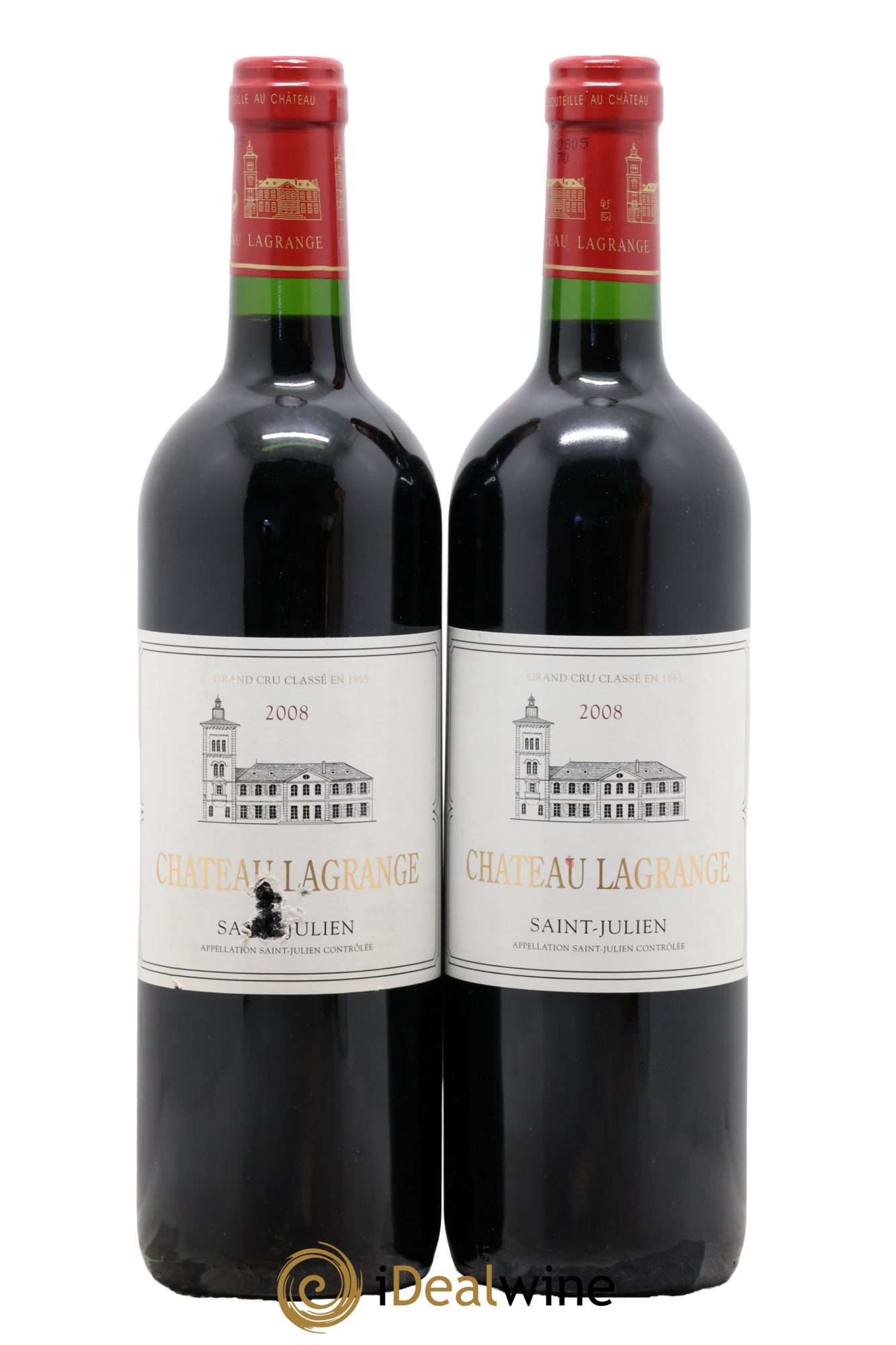Château Lagrange 3ème Grand Cru Classé 2008 - Lot de 2 bouteilles - 0