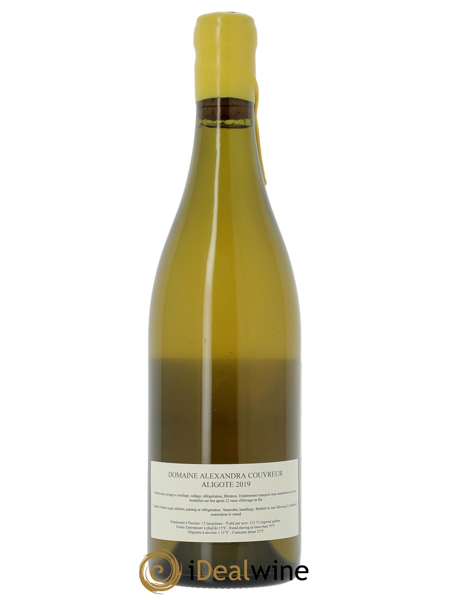 Bourgogne Aligoté Alexandra Couvreur 2019 - Lot de 1 bouteille - 1