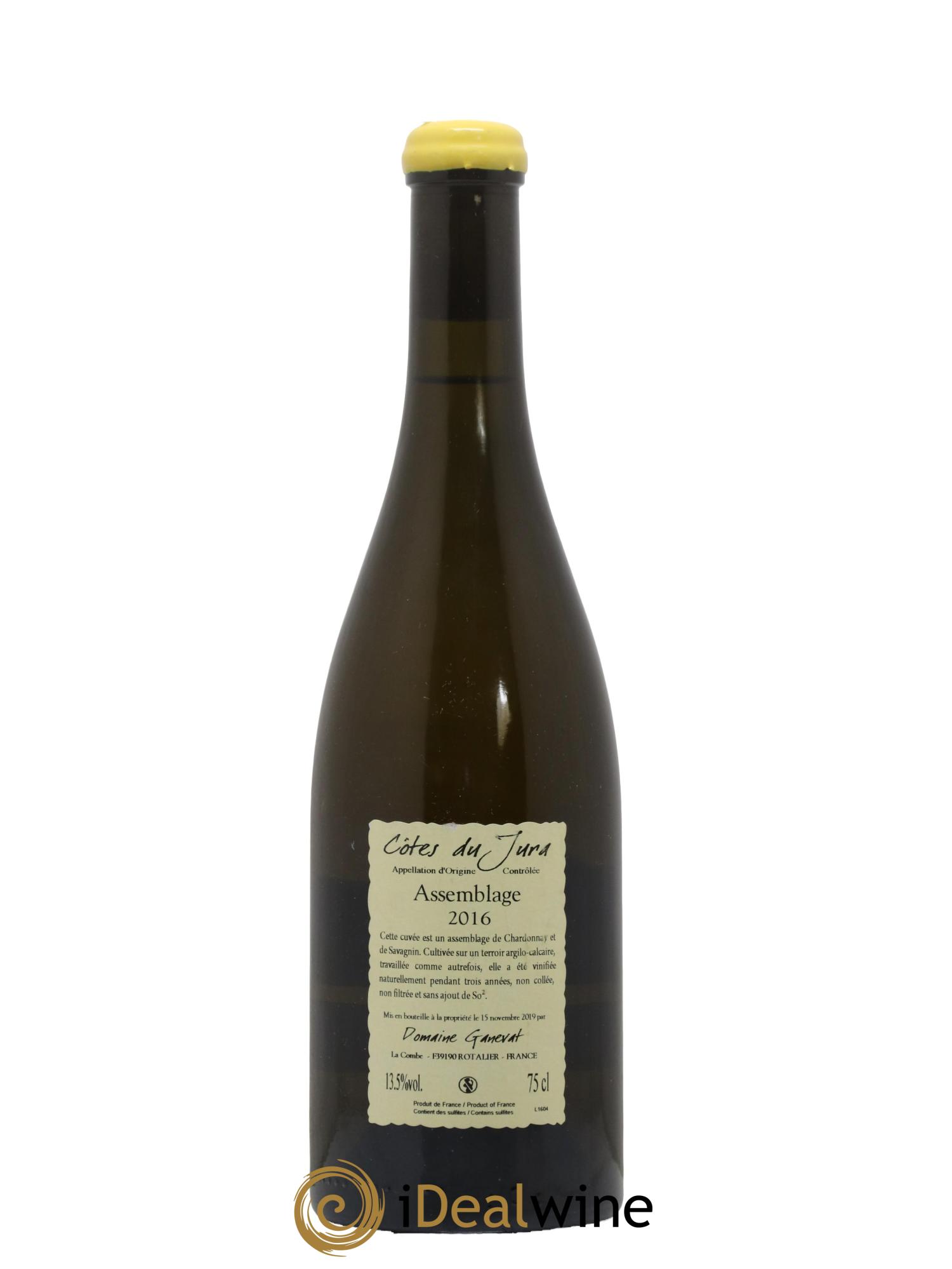 Côtes du Jura Cuvée Orégane Jean-François Ganevat (Domaine) 2016 - Lot de 1 bouteille - 1