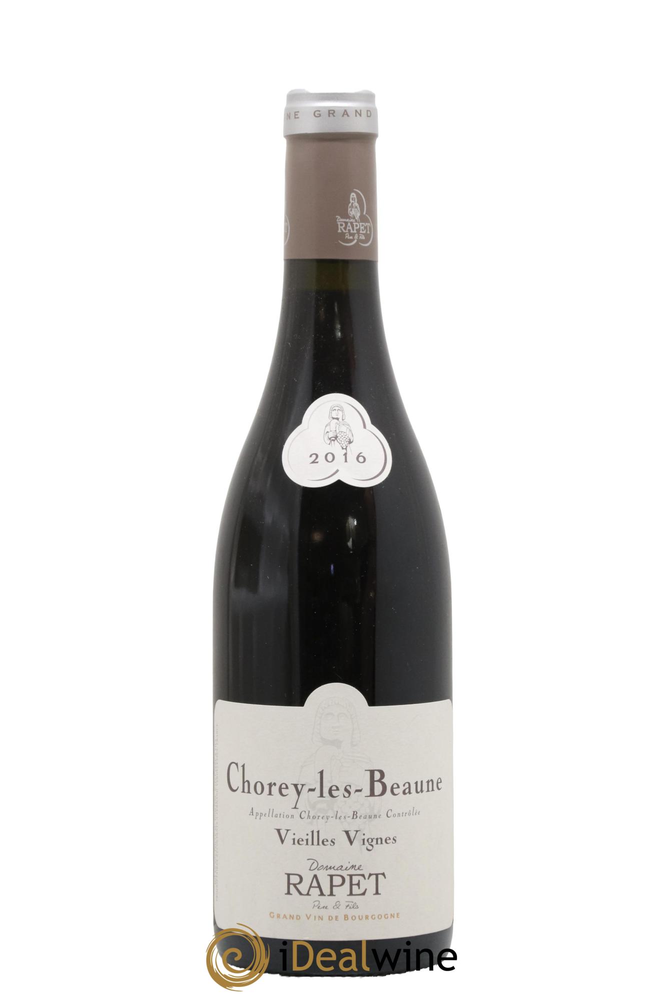Chorey-lès-Beaune Vieilles vignes Rapet Père & Fils 2016 - Lot de 1 bouteille - 0