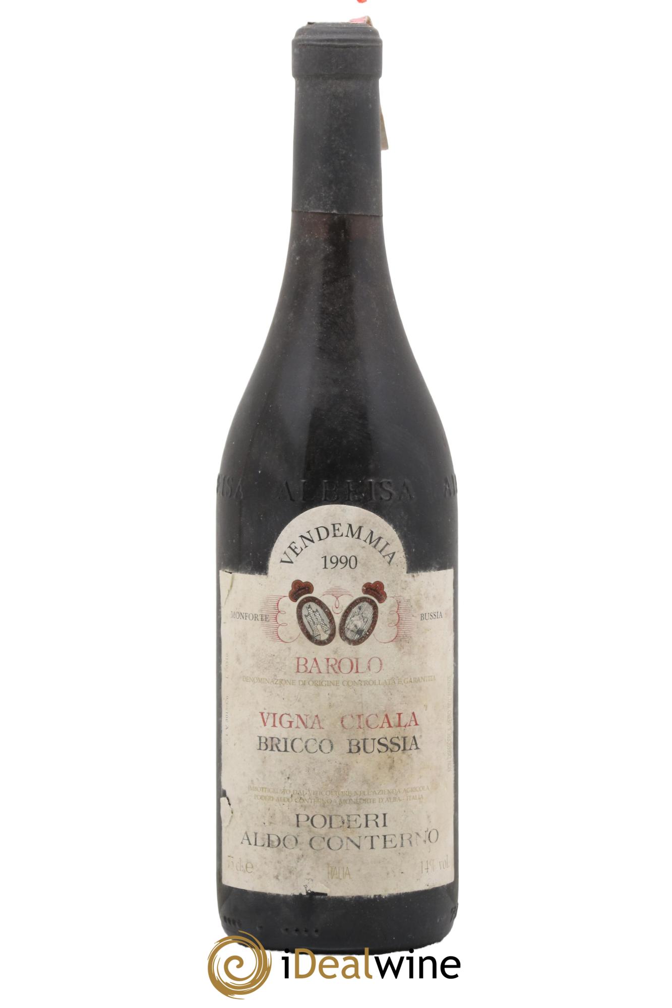Barolo DOCG Bussia Cicala Aldo Conterno 1990 - Lot de 1 bouteille - 0