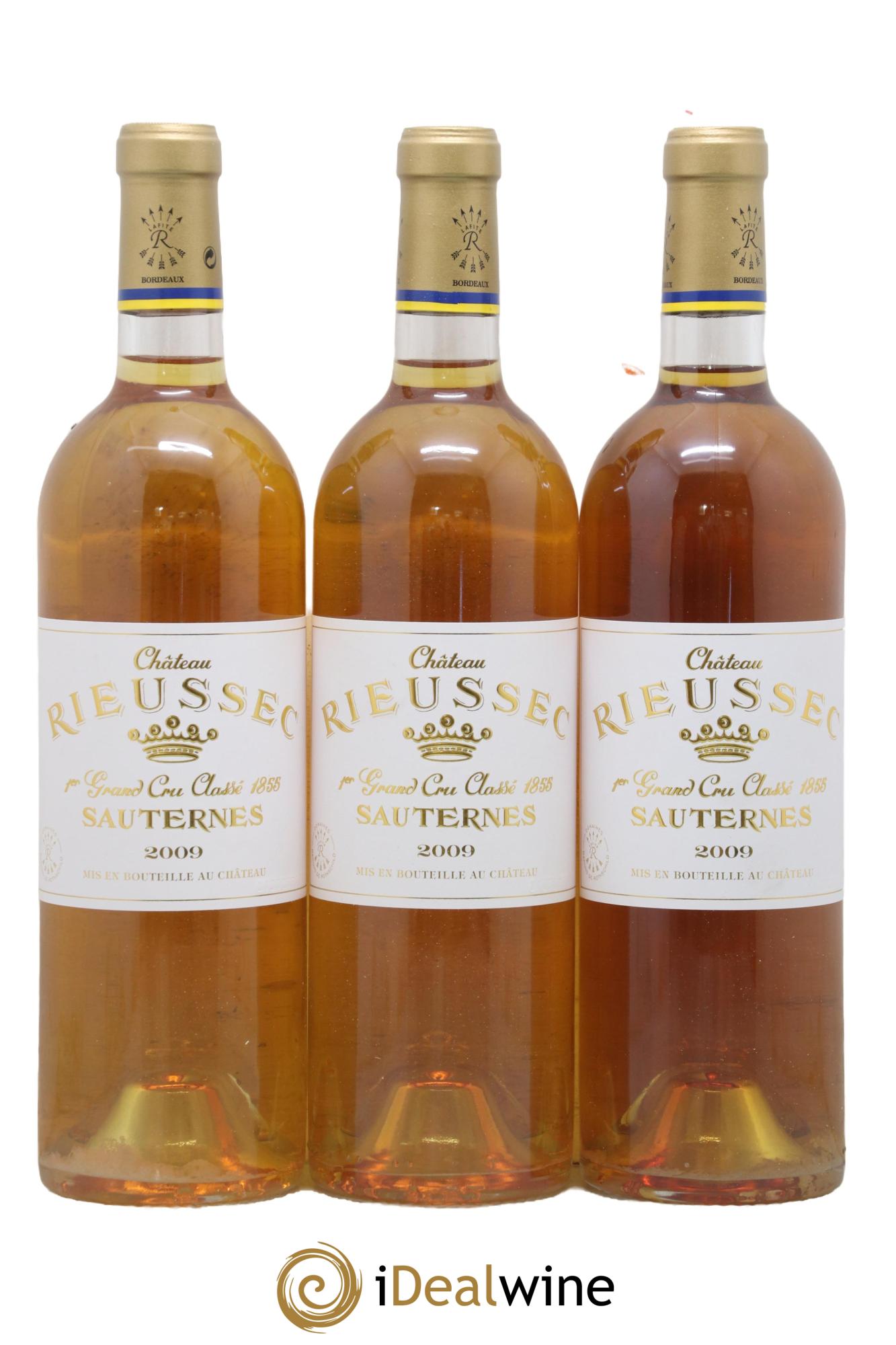 Château Rieussec 1er Grand Cru Classé 2009 - Lot de 3 bouteilles - 0