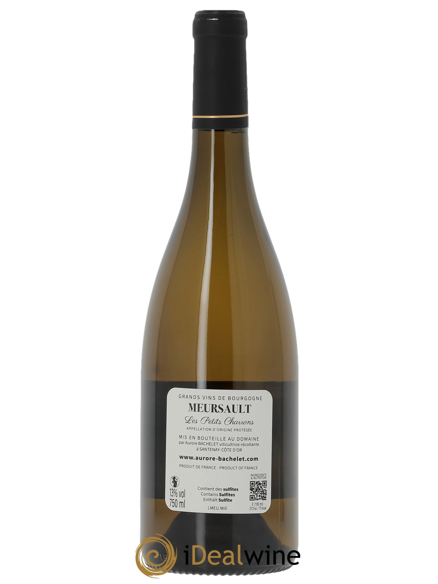 Meursault Les Petits Charrons Aurore Bachelet 2024 - Lot de 1 bouteille - 1