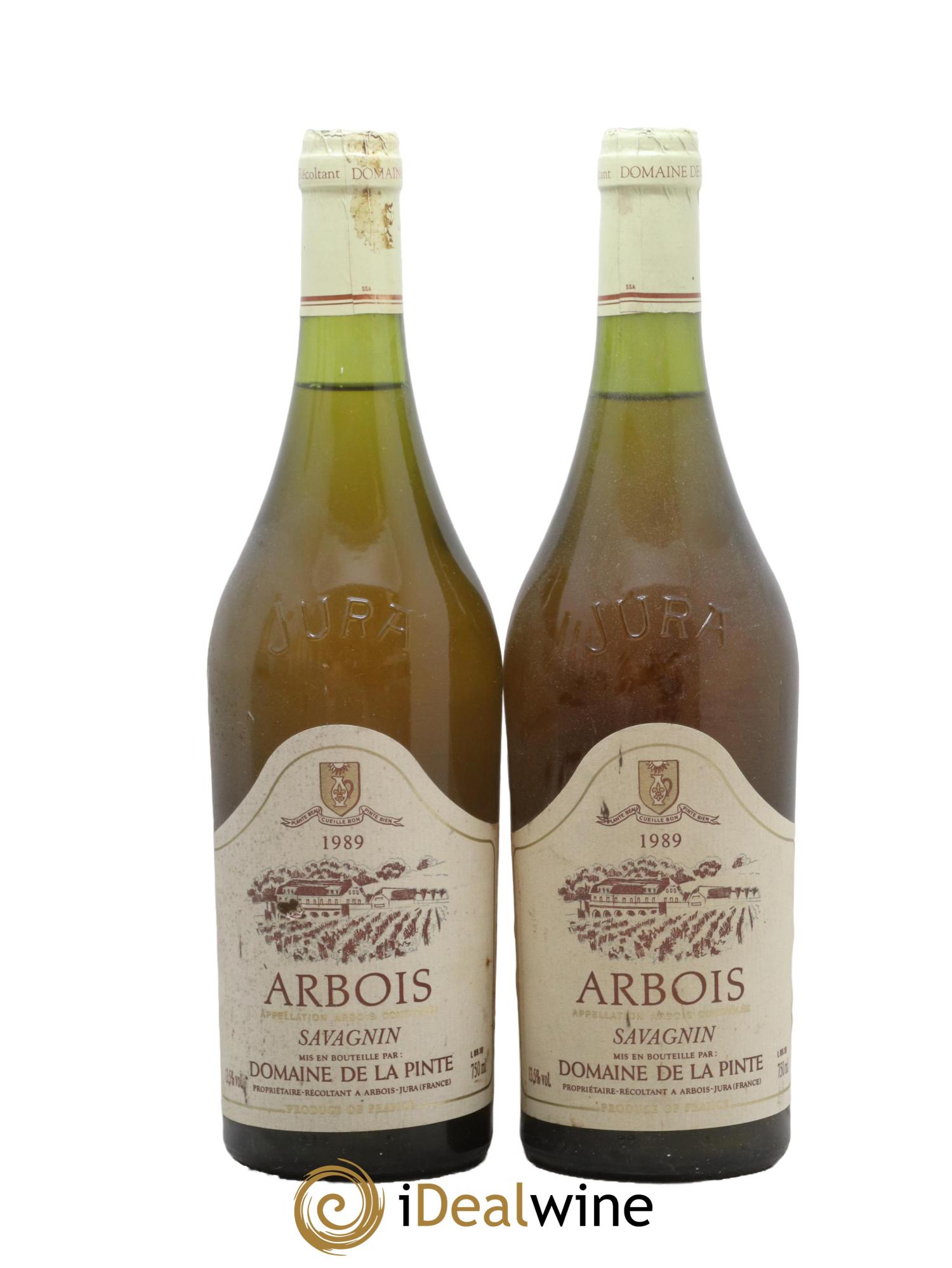 Arbois Savagnin Domaine de la Pinte 1989 - Lot de 2 bouteilles - 0