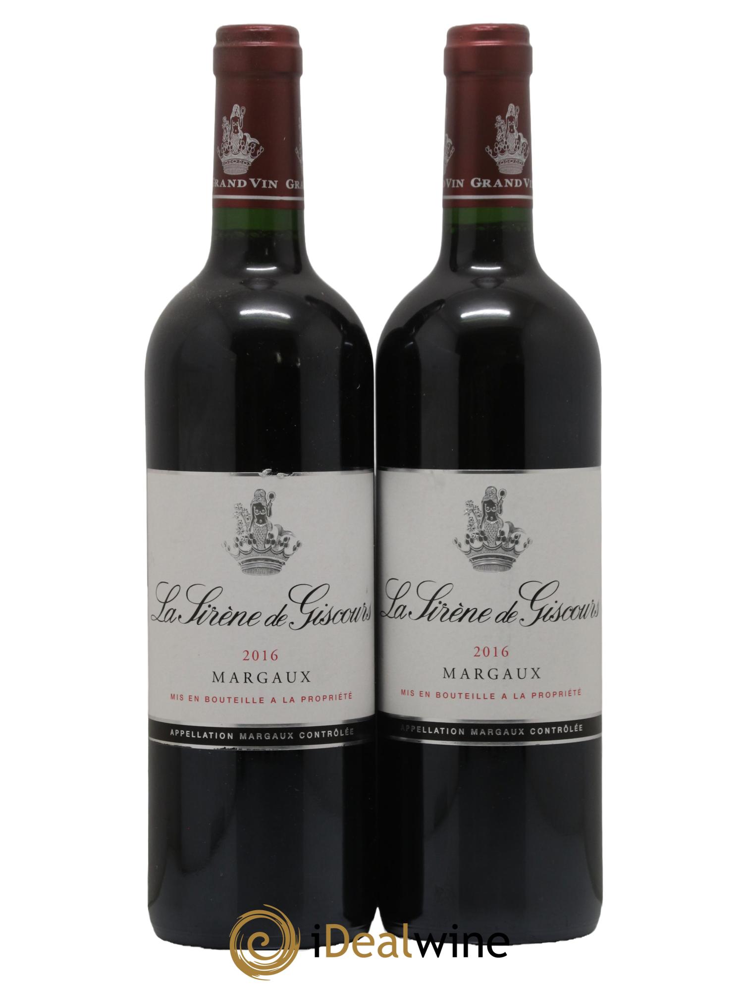 La Sirène de Giscours 2016 - Lot de 2 bouteilles - 0