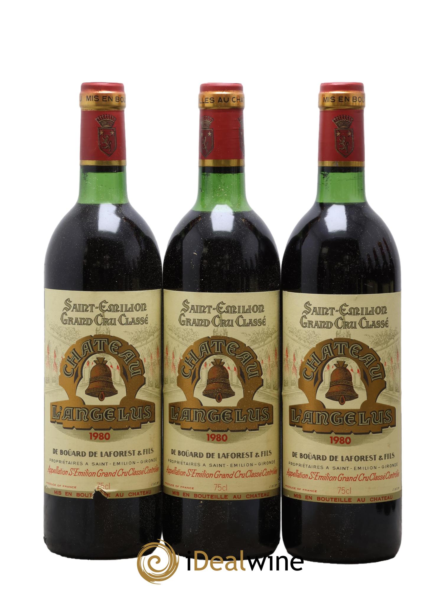 Château Angélus 1er Grand Cru Classé A 1980 - Lot de 12 bouteilles - 2