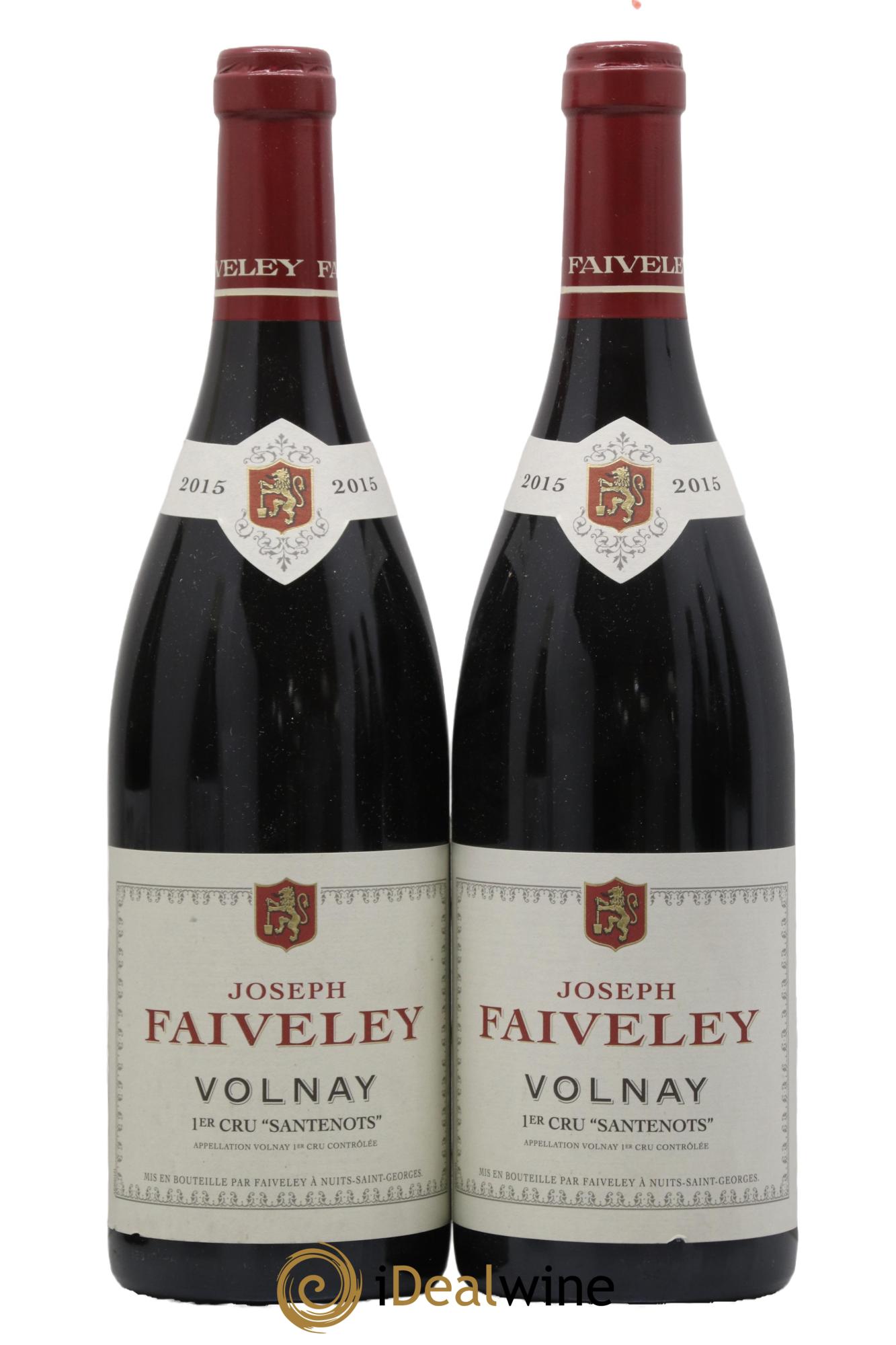 Volnay 1er Cru Santenots Joseph Faiveley 2015 - Lot de 2 bouteilles - 0