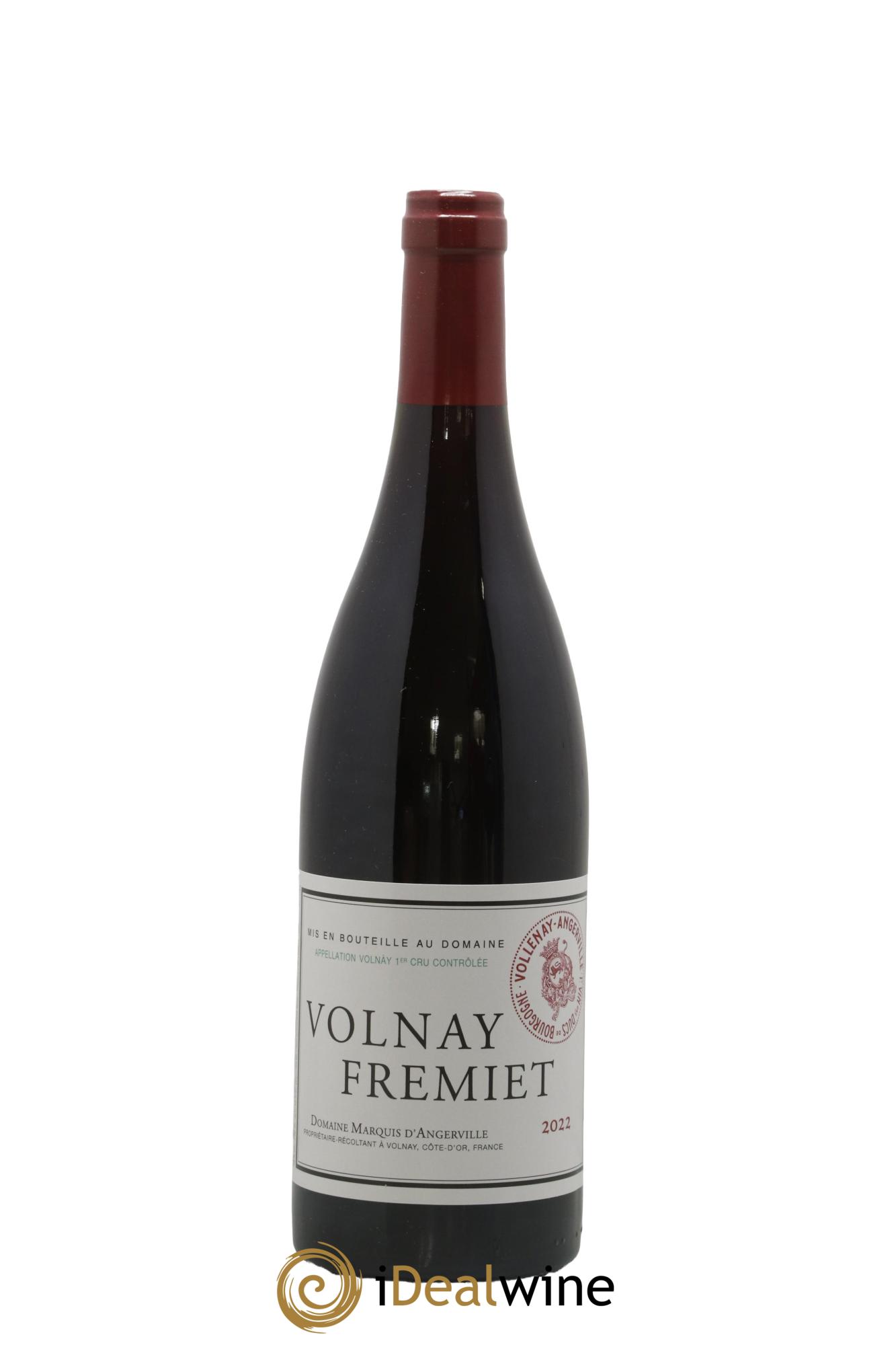 Volnay 1er Cru Frémiet Marquis d'Angerville (Domaine) 2022 - Lot de 1 bouteille - 0