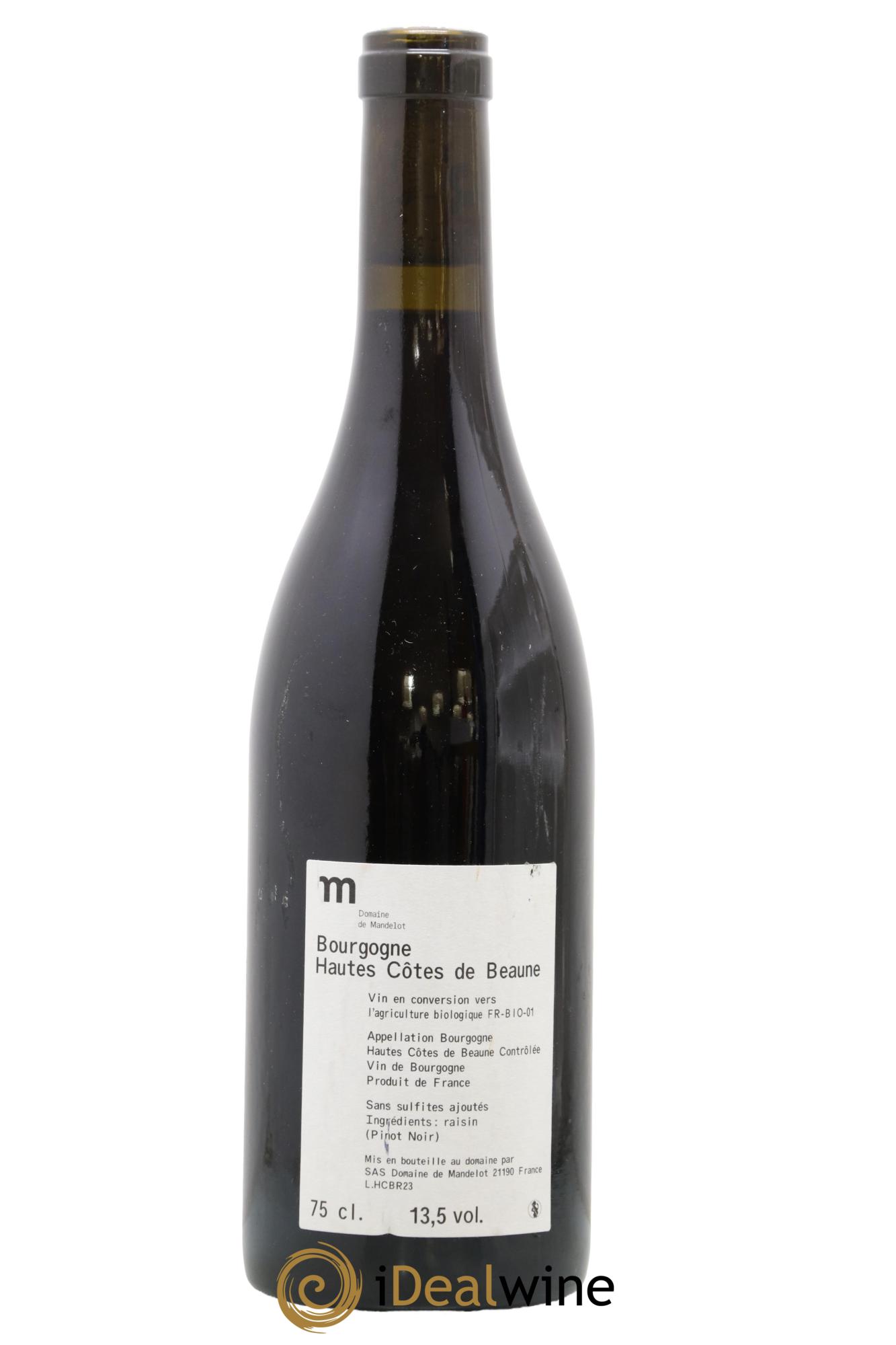 Hautes-Côtes de Beaune Domaine de Mandelot 2023 - Lotto di 1 bottiglia - 1