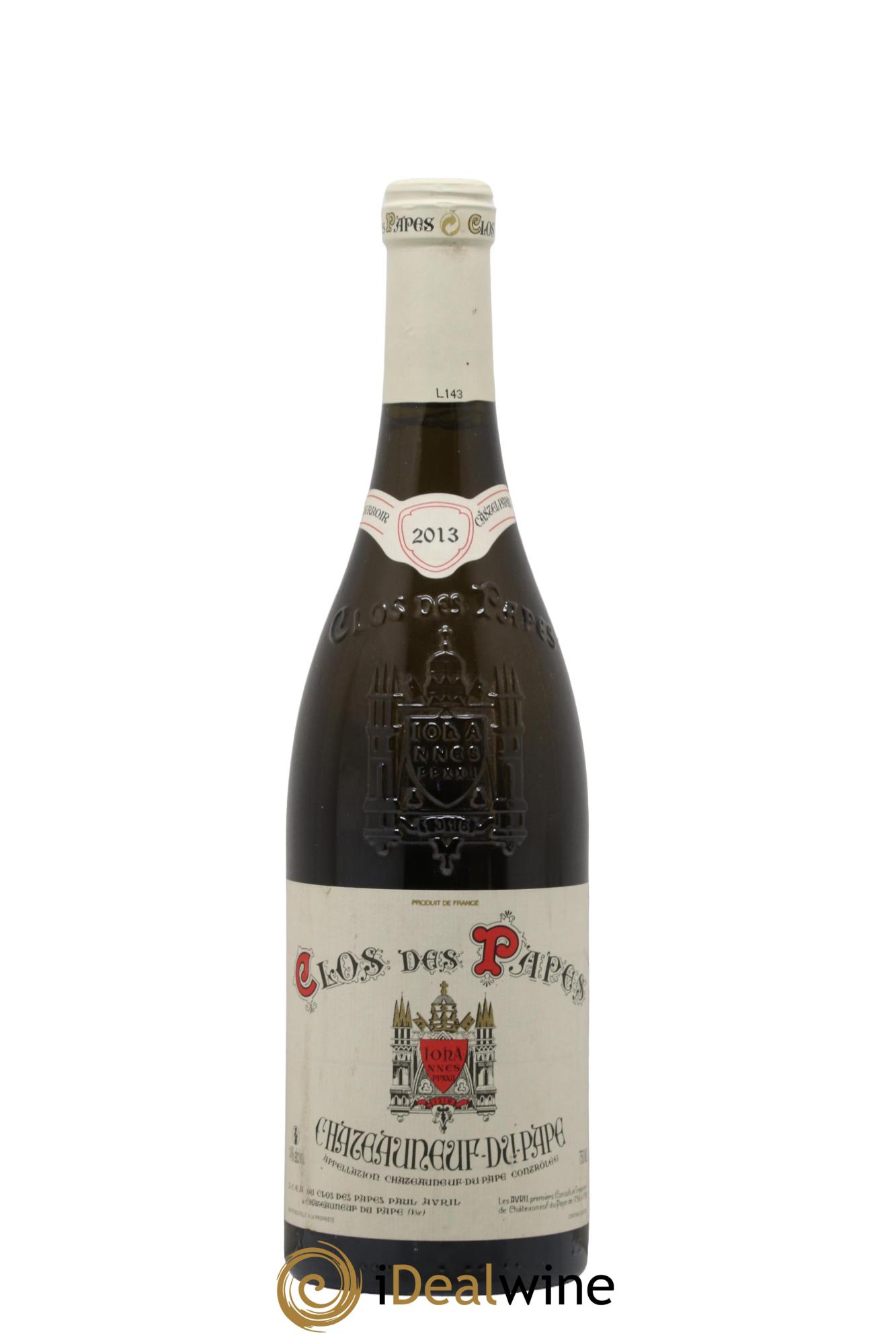 Châteauneuf-du-Pape Clos des Papes - Paul Avril 2013 - Lot de 1 bouteille - 0