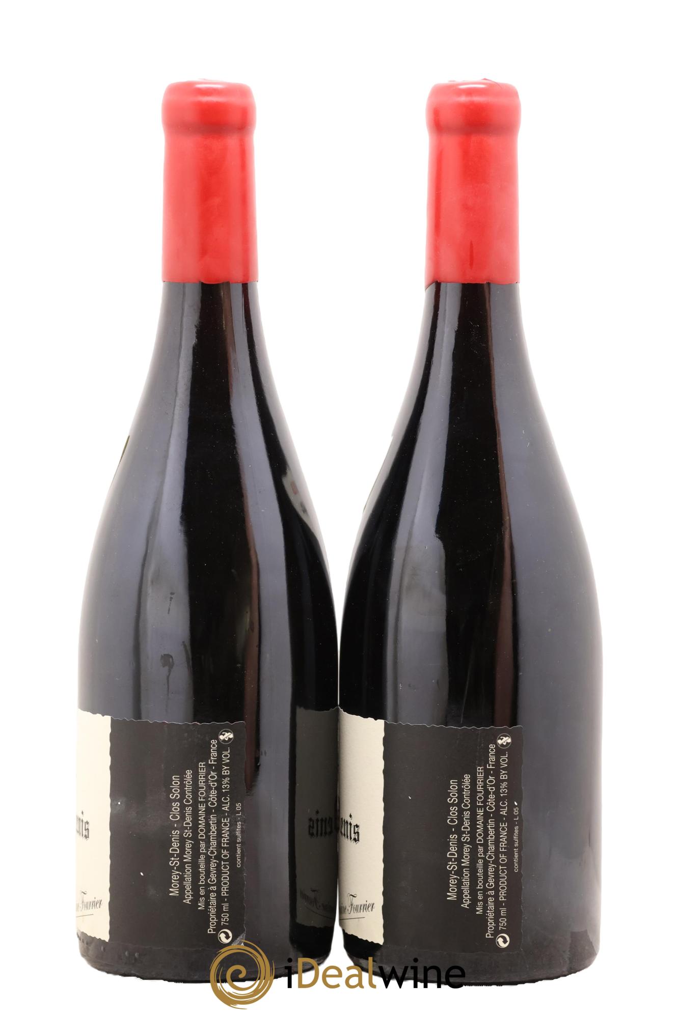 Morey-Saint-Denis Clos Solon Vieille Vigne Fourrier (Domaine) 2015 - Lot de 2 bouteilles - 1