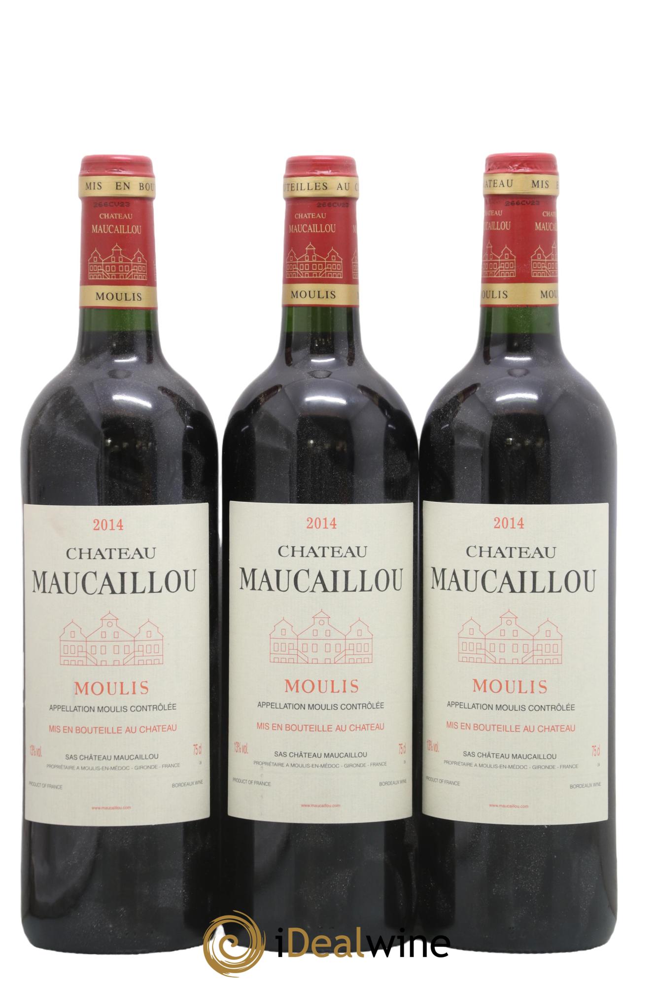 Château Maucaillou 2014 - Lot de 3 bouteilles - 0