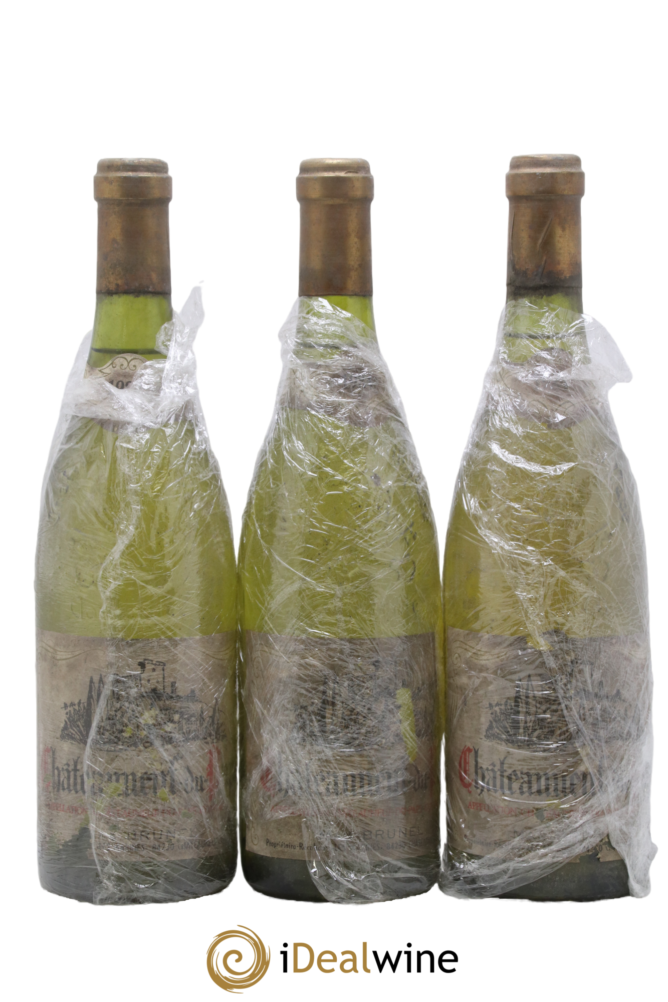Châteauneuf-du-Pape Max Brunel 1984 - Lot of 3 bottles - 0