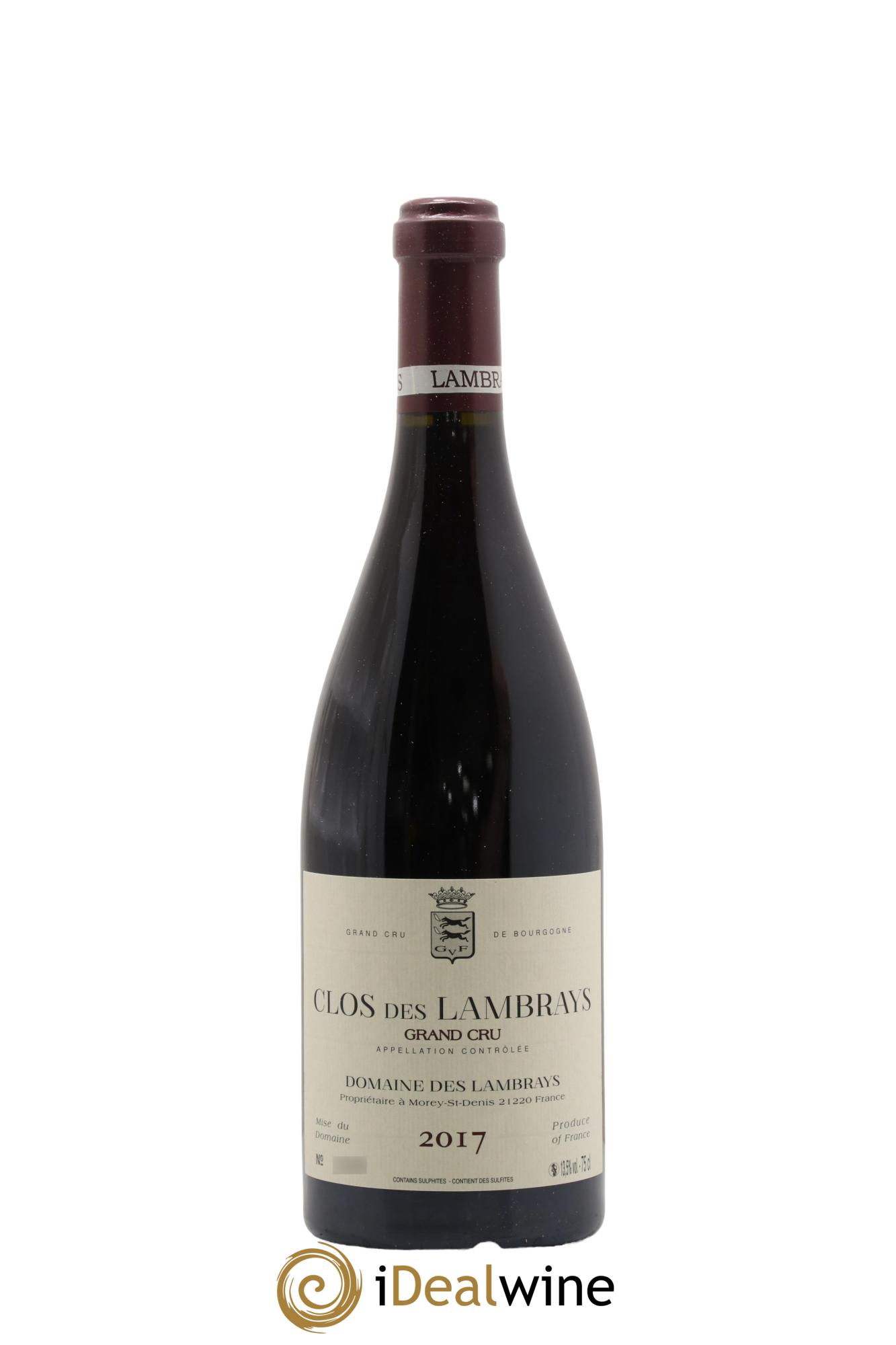 Clos des Lambrays Grand Cru Domaine des Lambrays 2017 - Lot de 1 bouteille - 0