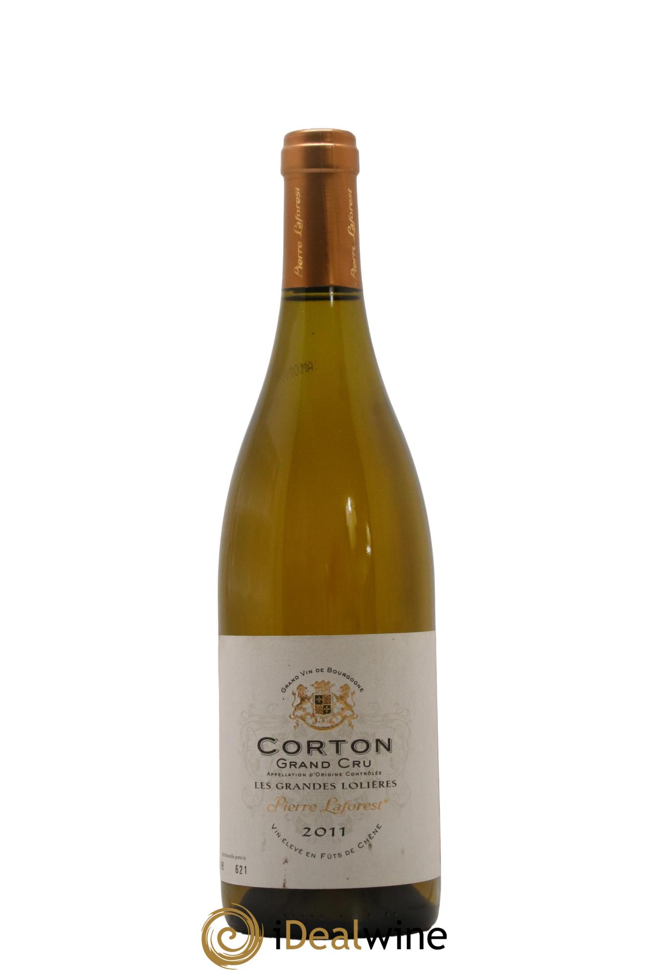 Corton Grand Cru Les Grandes Lolières Pierre Laforest 2011 - Lot de 1 bouteille - 0