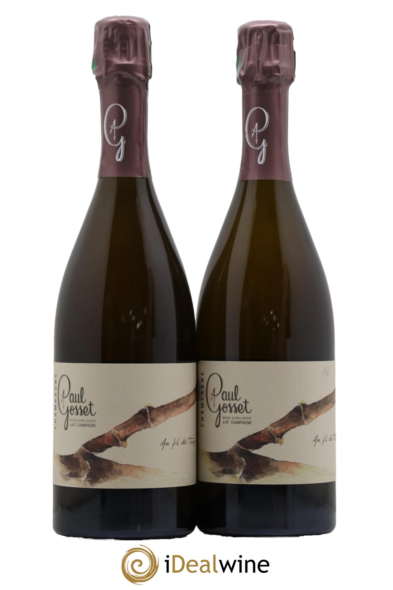 Au Fil des Temps L'Hiver Paul Gosset - Lot de 2 bouteilles - 0
