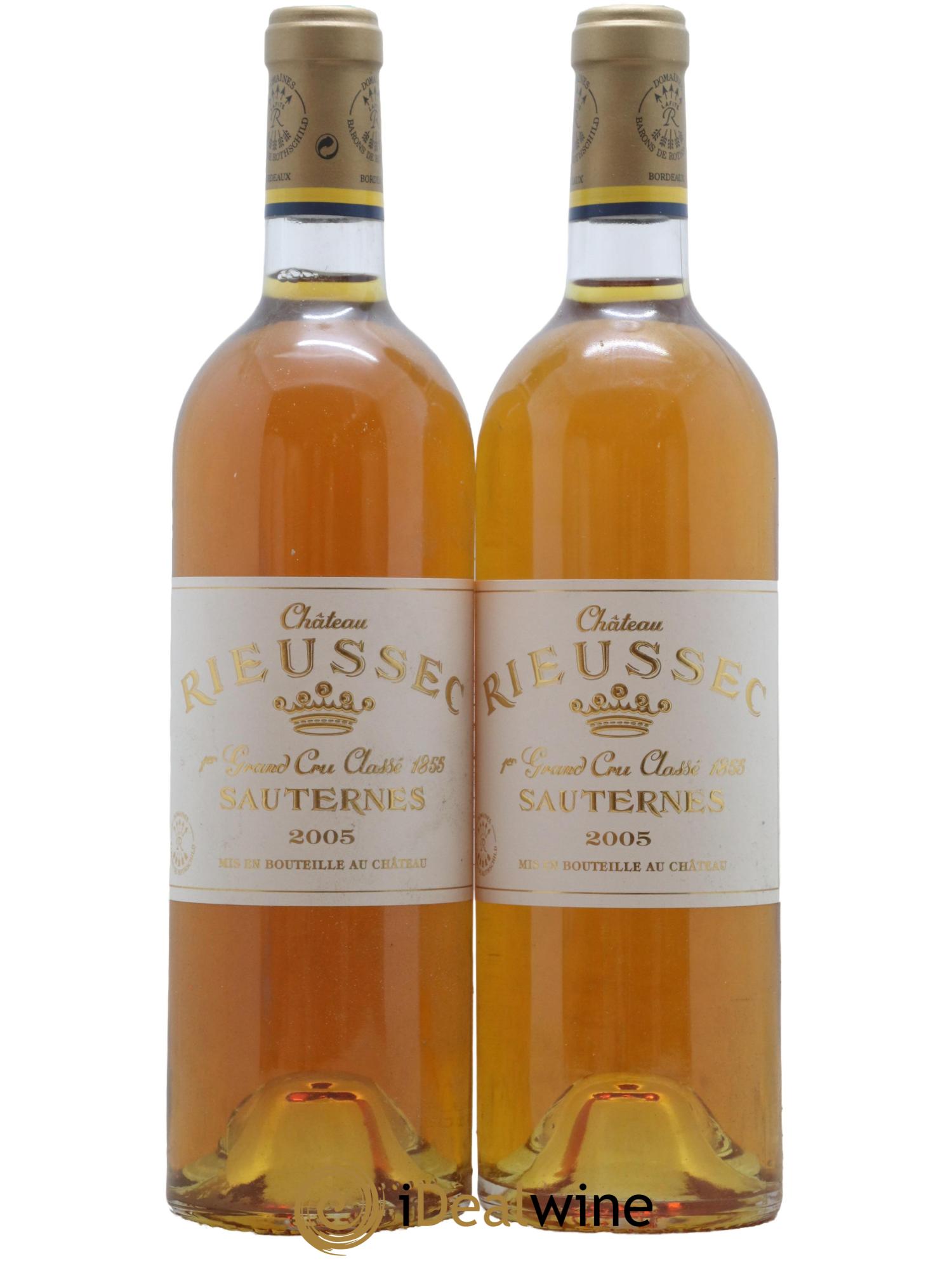 Château Rieussec 1er Grand Cru Classé 2005 - Lotto di 2 bottiglie - 0