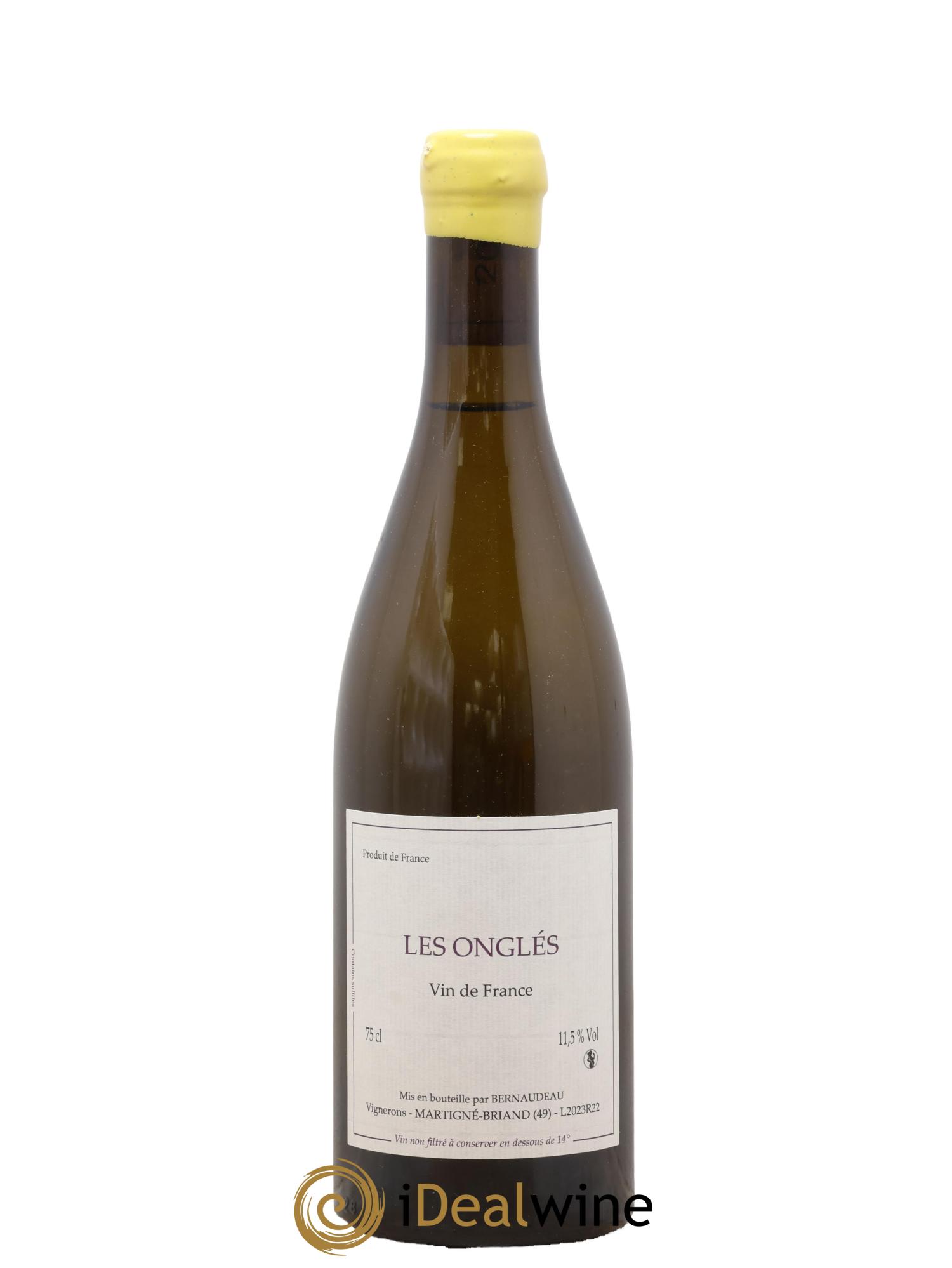 Vin de France Les Onglés Stéphane Bernaudeau 2023 - Lot de 1 bouteille - 0