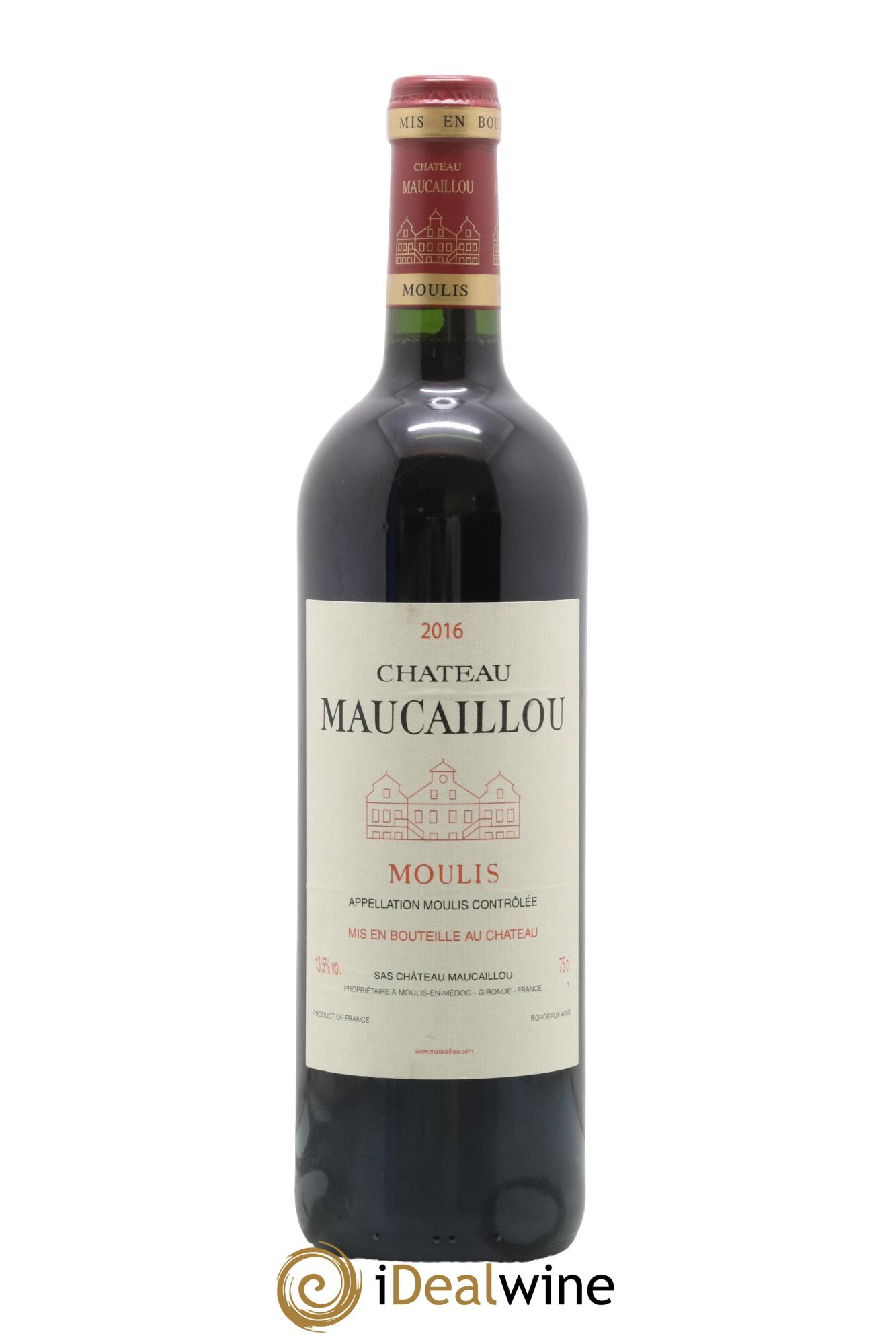 Château Maucaillou 2016 - Lot de 1 bouteille - 0