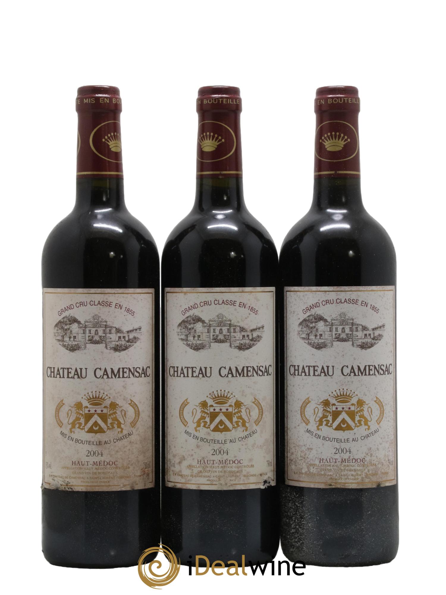 Château Camensac 5ème Grand Cru Classé 2004 - Lot de 12 bouteilles - 4