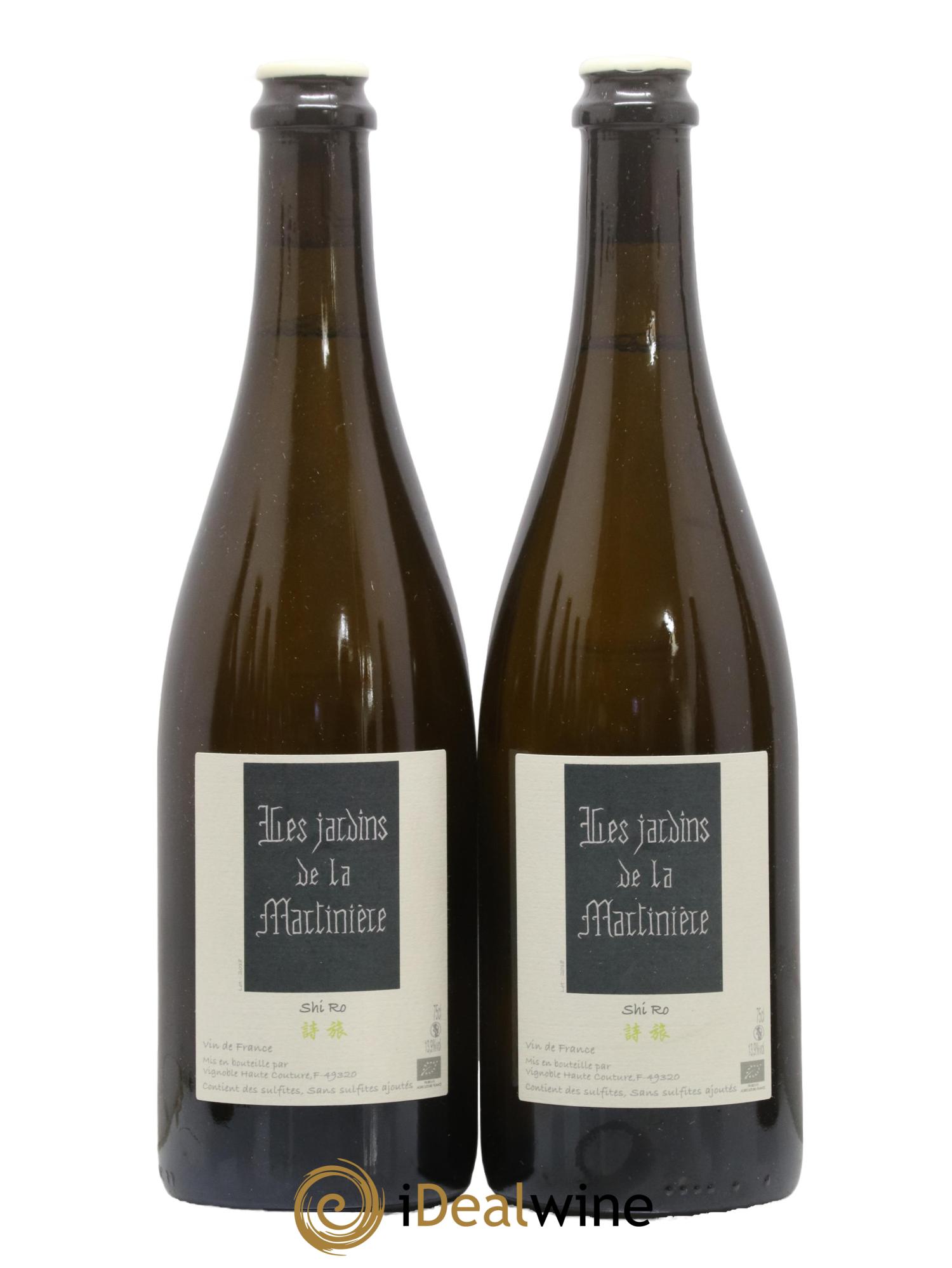 Vin de France Shi Ro Les Jardins de la Martinière 2018 - Lot de 2 bouteilles - 0