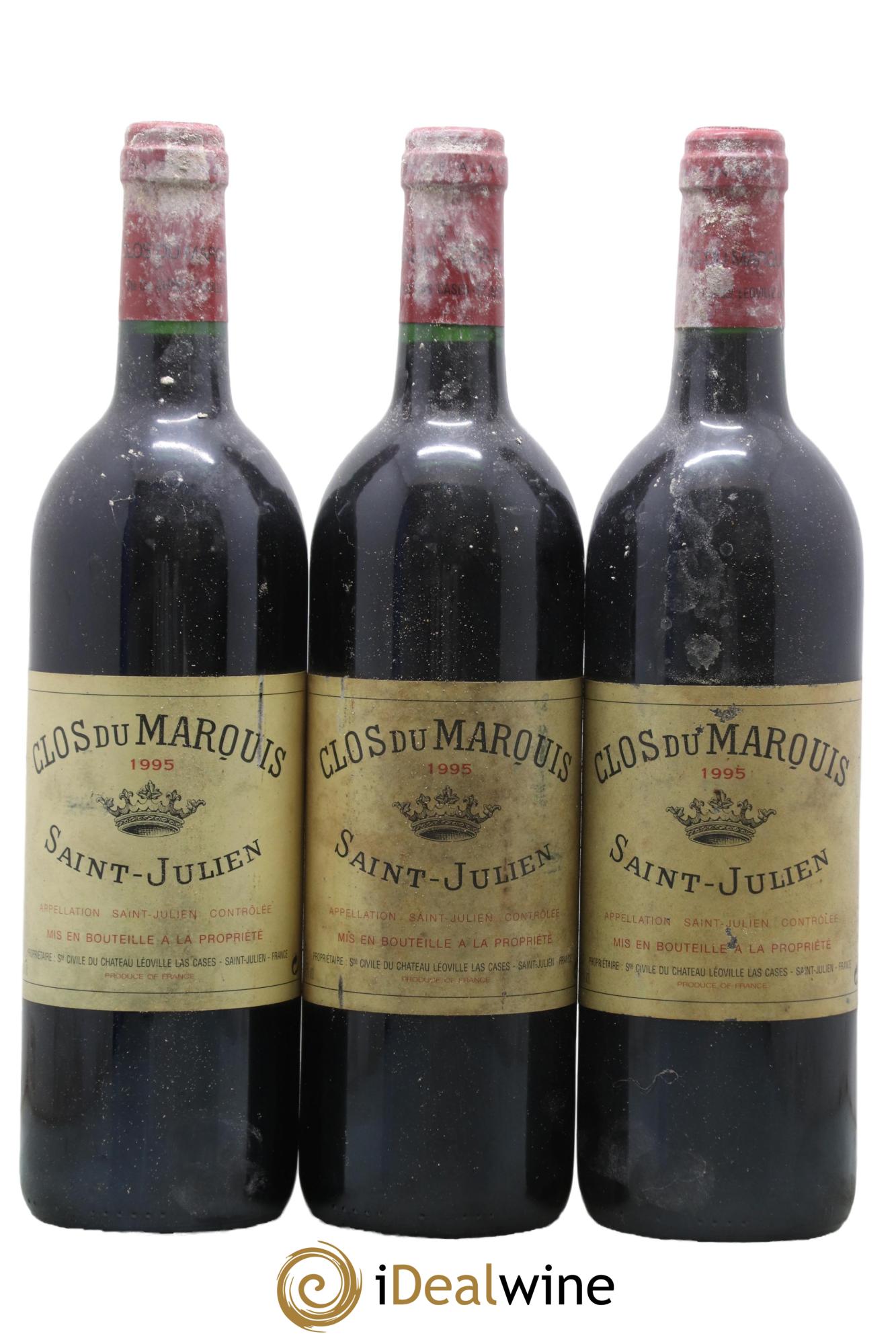 Clos du Marquis 1995 - Lot de 3 bouteilles - 0
