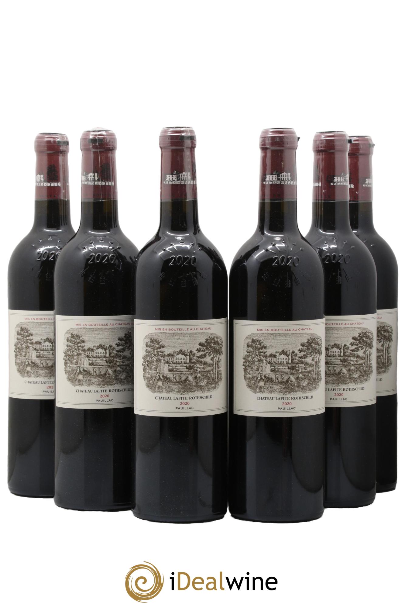 Château Lafite Rothschild 1er Grand Cru Classé 2020 - Lot de 6 bouteilles - 0