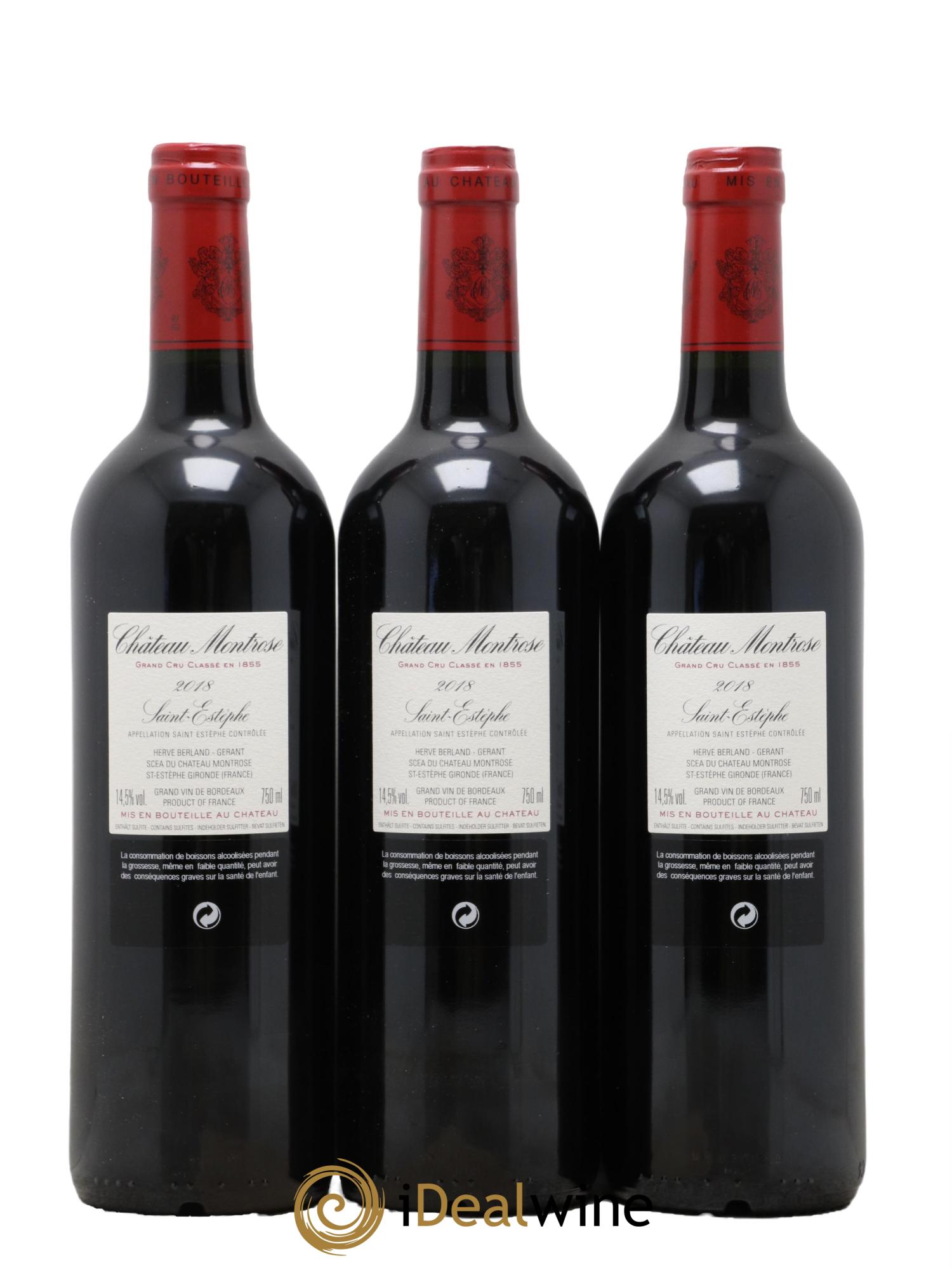 Château Montrose 2ème Grand Cru Classé 2018 - Lot de 6 bouteilles - 4
